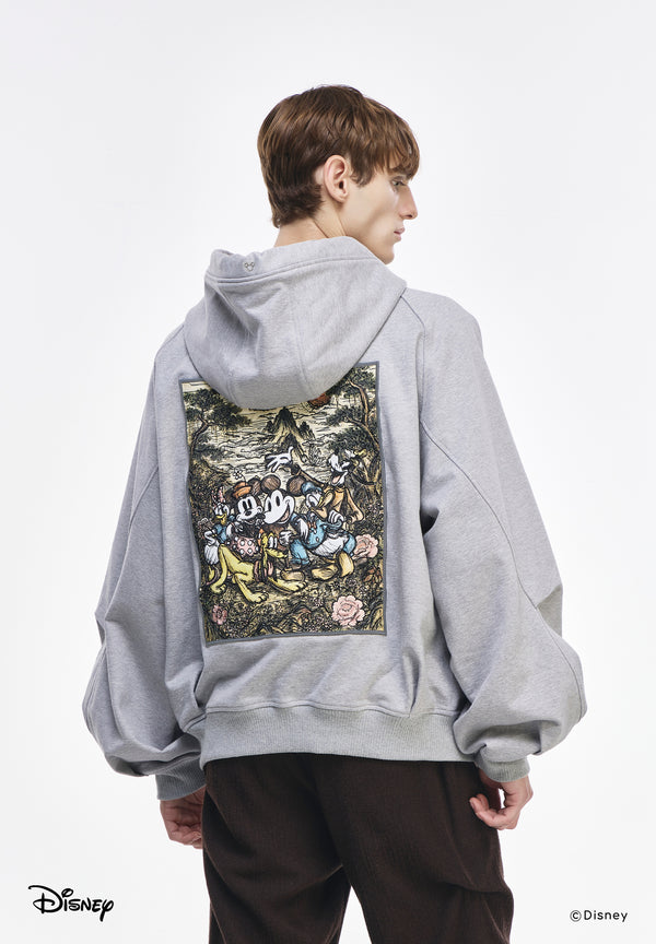 MINHWA FRIENDS HOOD ZIP UP