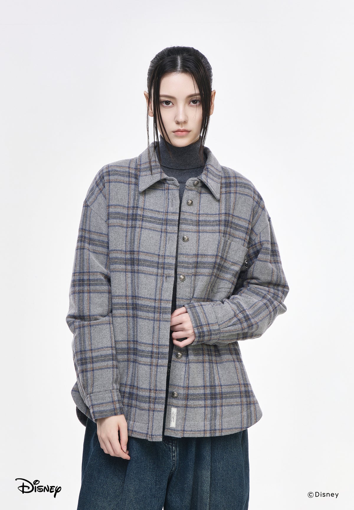 MINHWA FRIENDS FLANNEL SHIRT
