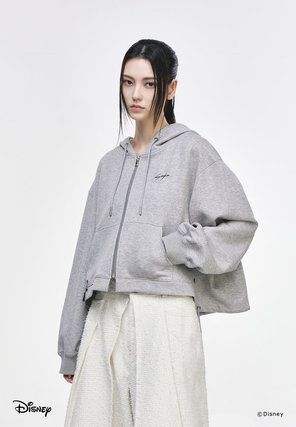 MICKEY FRIENDS CROP ZIP UP