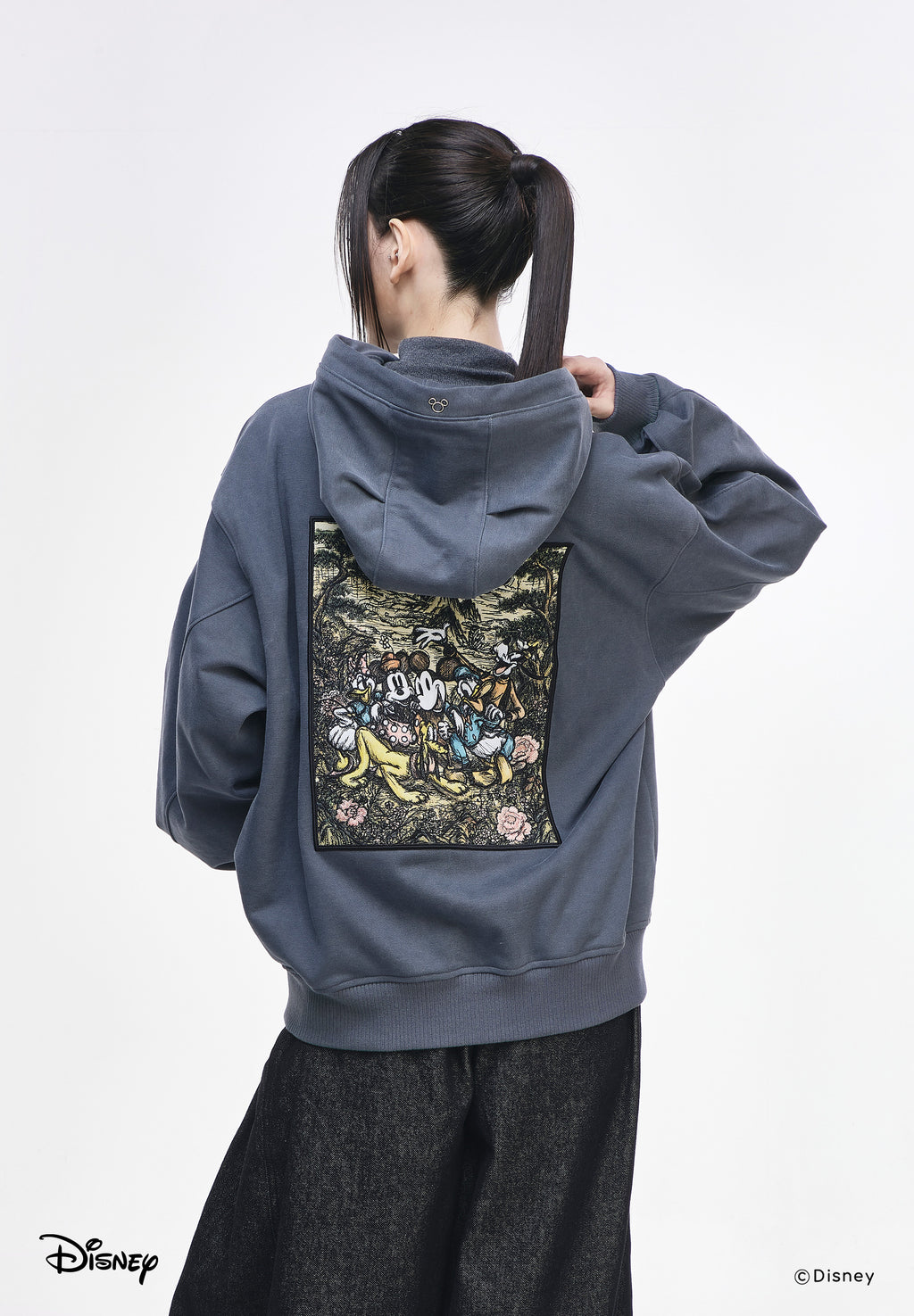 MINHWA FRIENDS HOOD ZIP UP