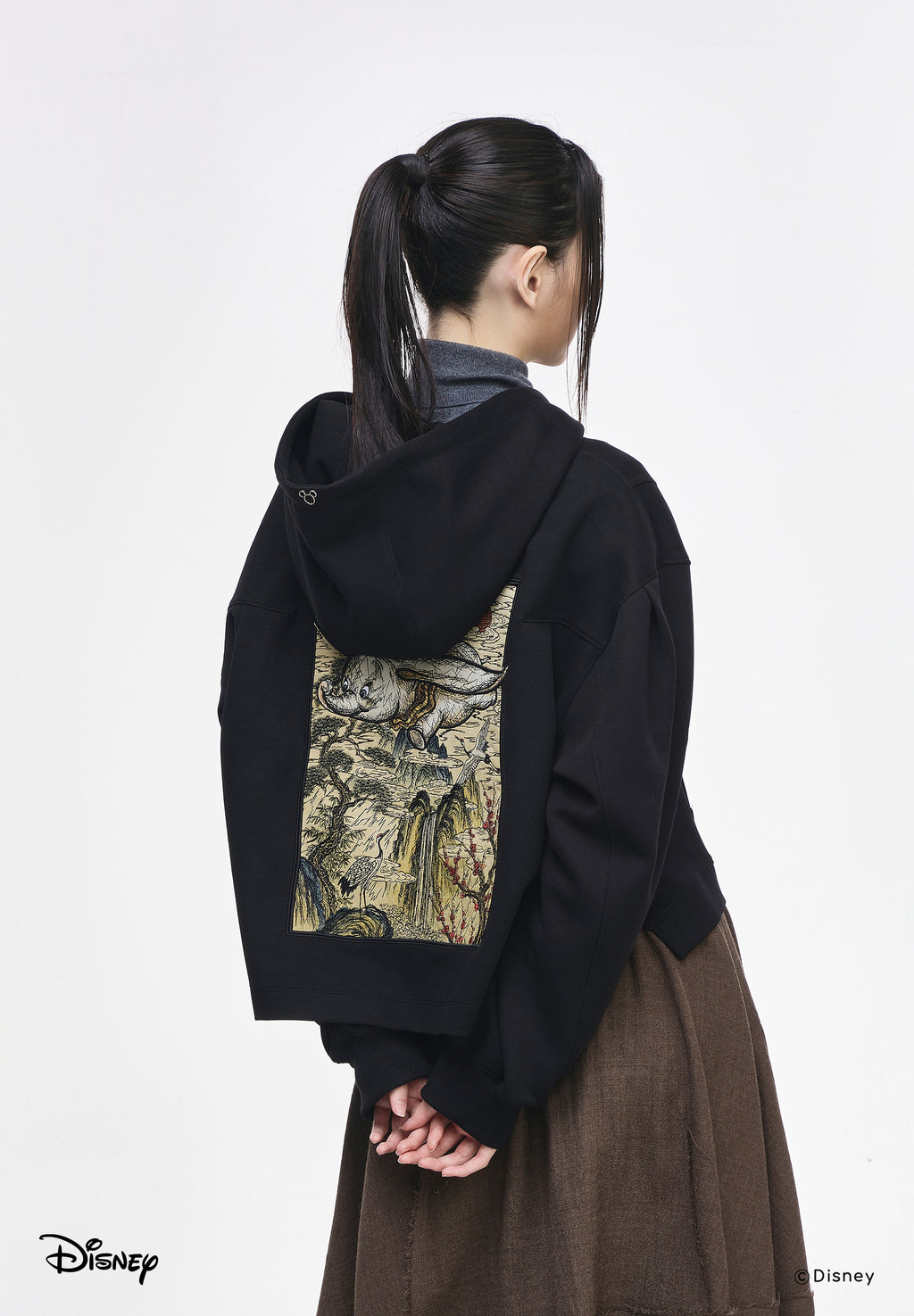 MINHWA DUMBO CROP ZIP UP