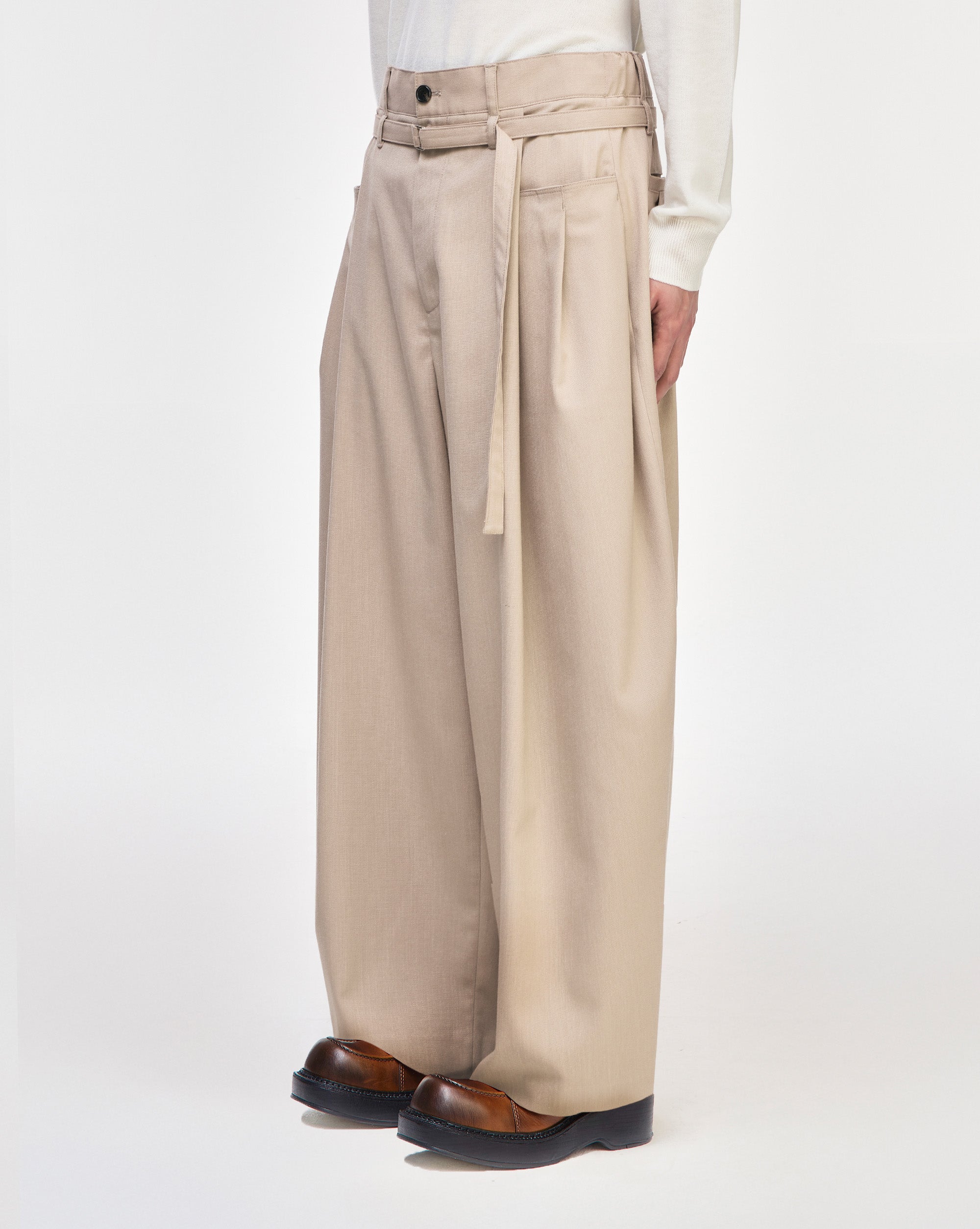 SONGZIO HOMME LEVEL VOLUME WIDE PANTS