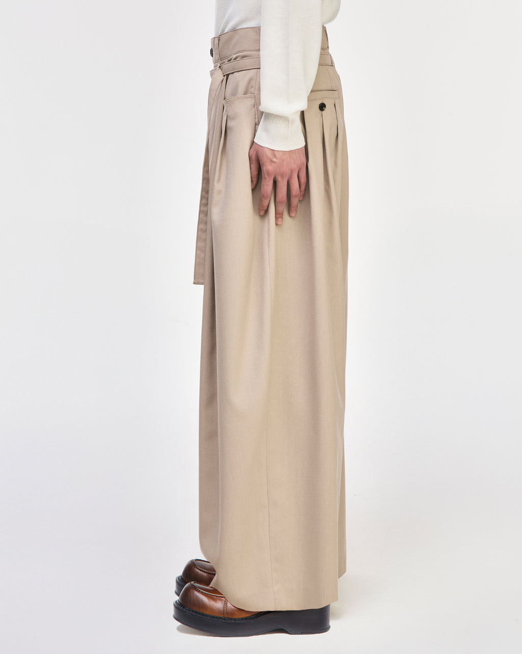 SONGZIO HOMME LEVEL VOLUME WIDE PANTS