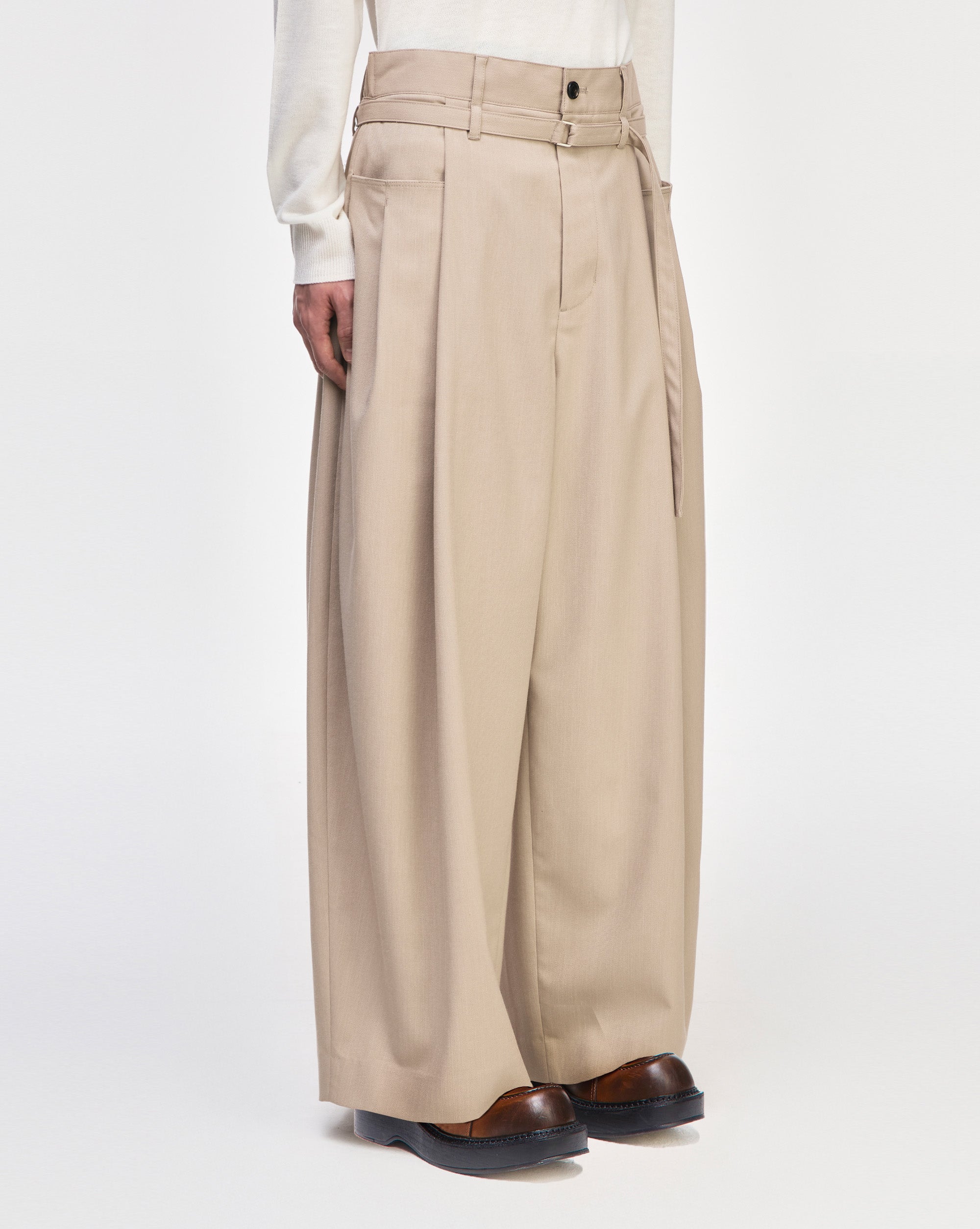 SONGZIO HOMME LEVEL VOLUME WIDE PANTS