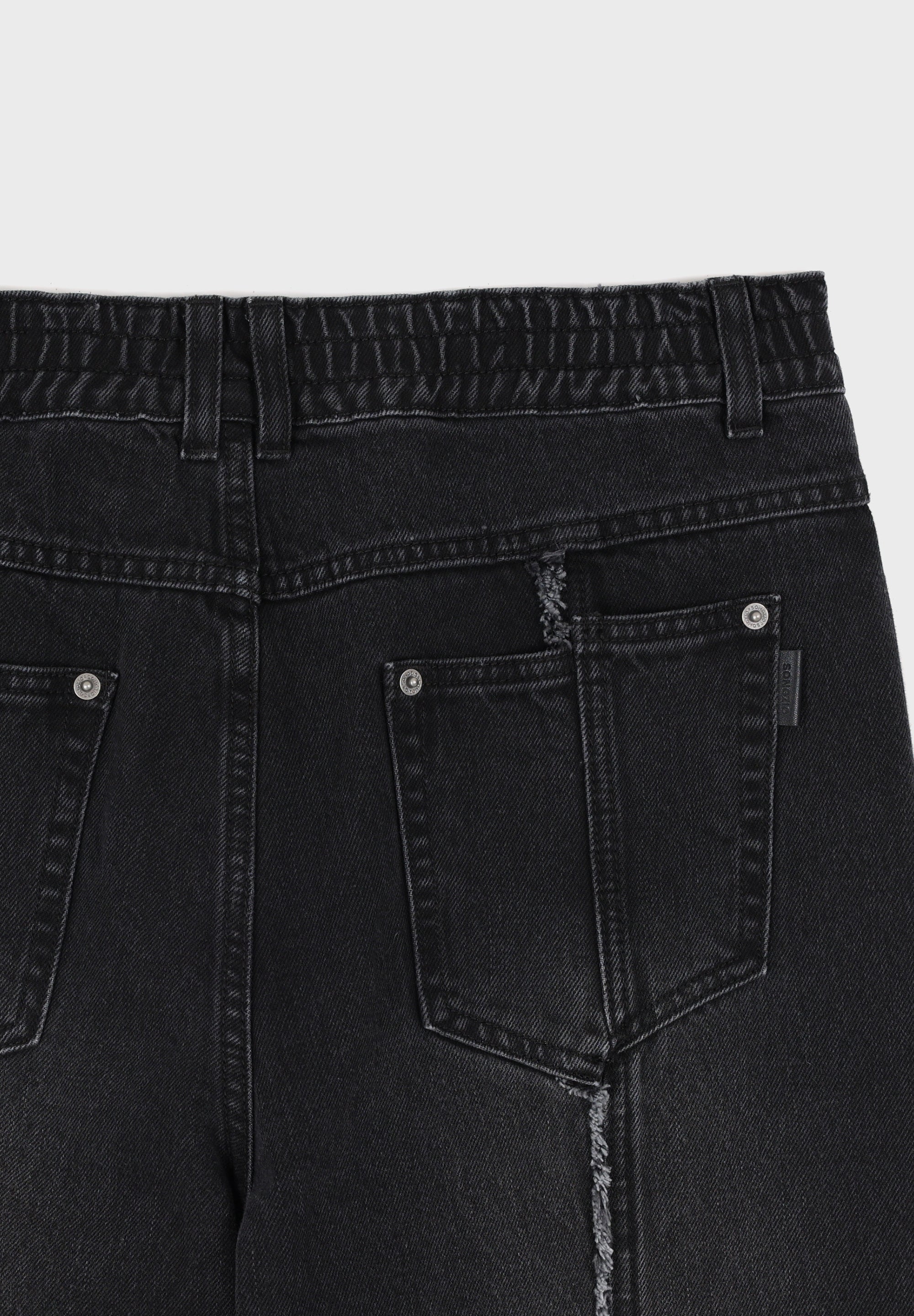 SONGZIO HOMME CUT OUT STRAIGHT DENIM