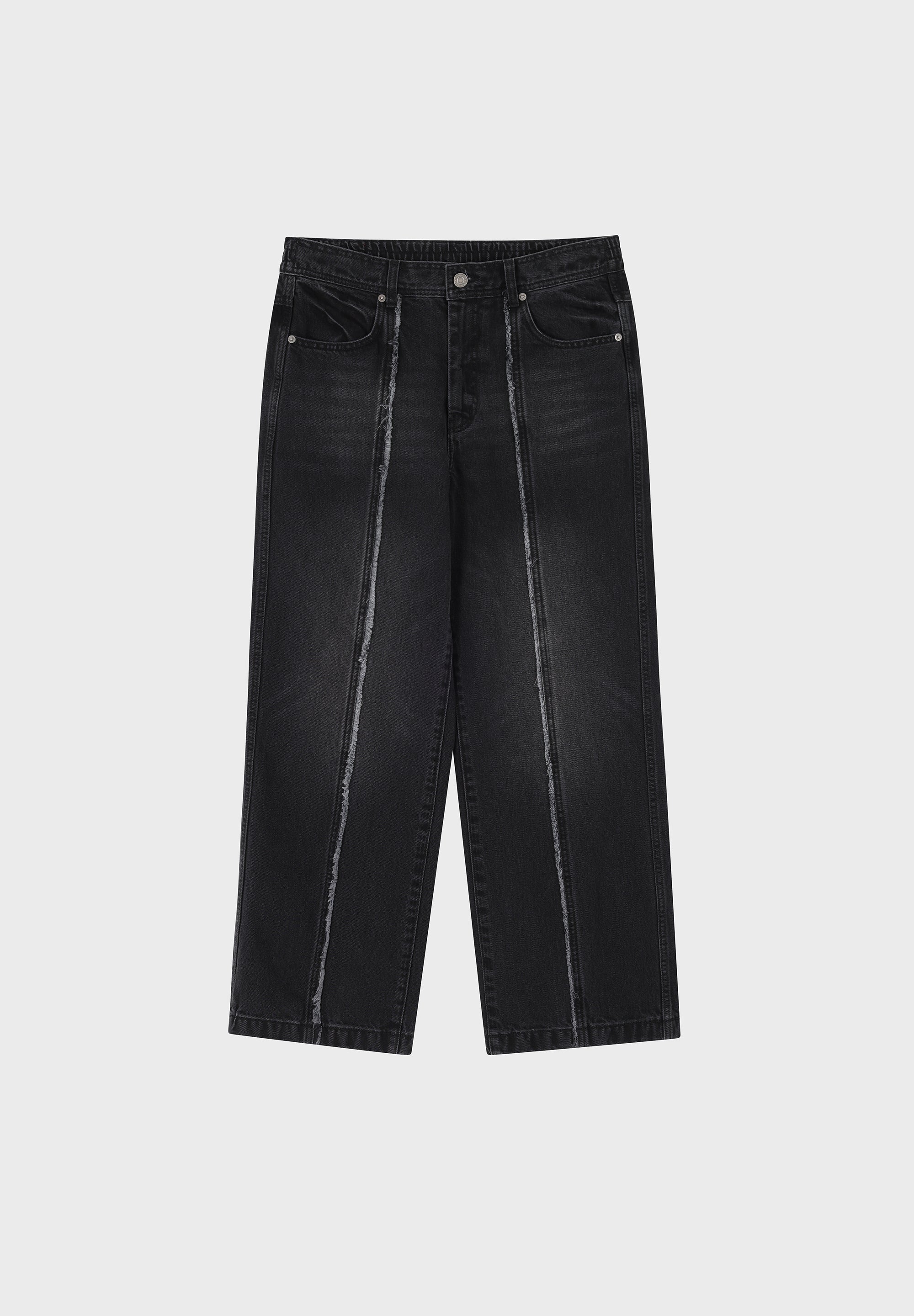 SONGZIO HOMME CUT OUT STRAIGHT DENIM