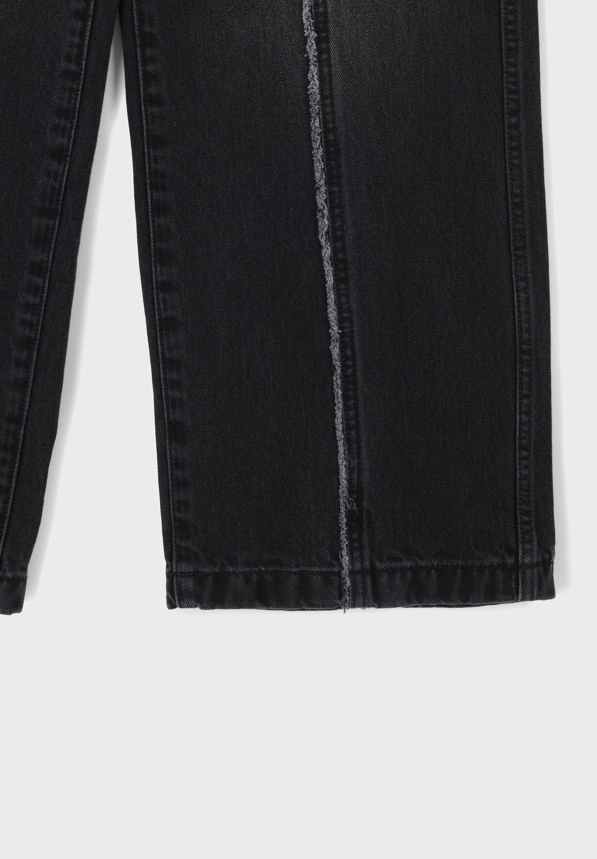 SONGZIO HOMME CUT OUT STRAIGHT DENIM