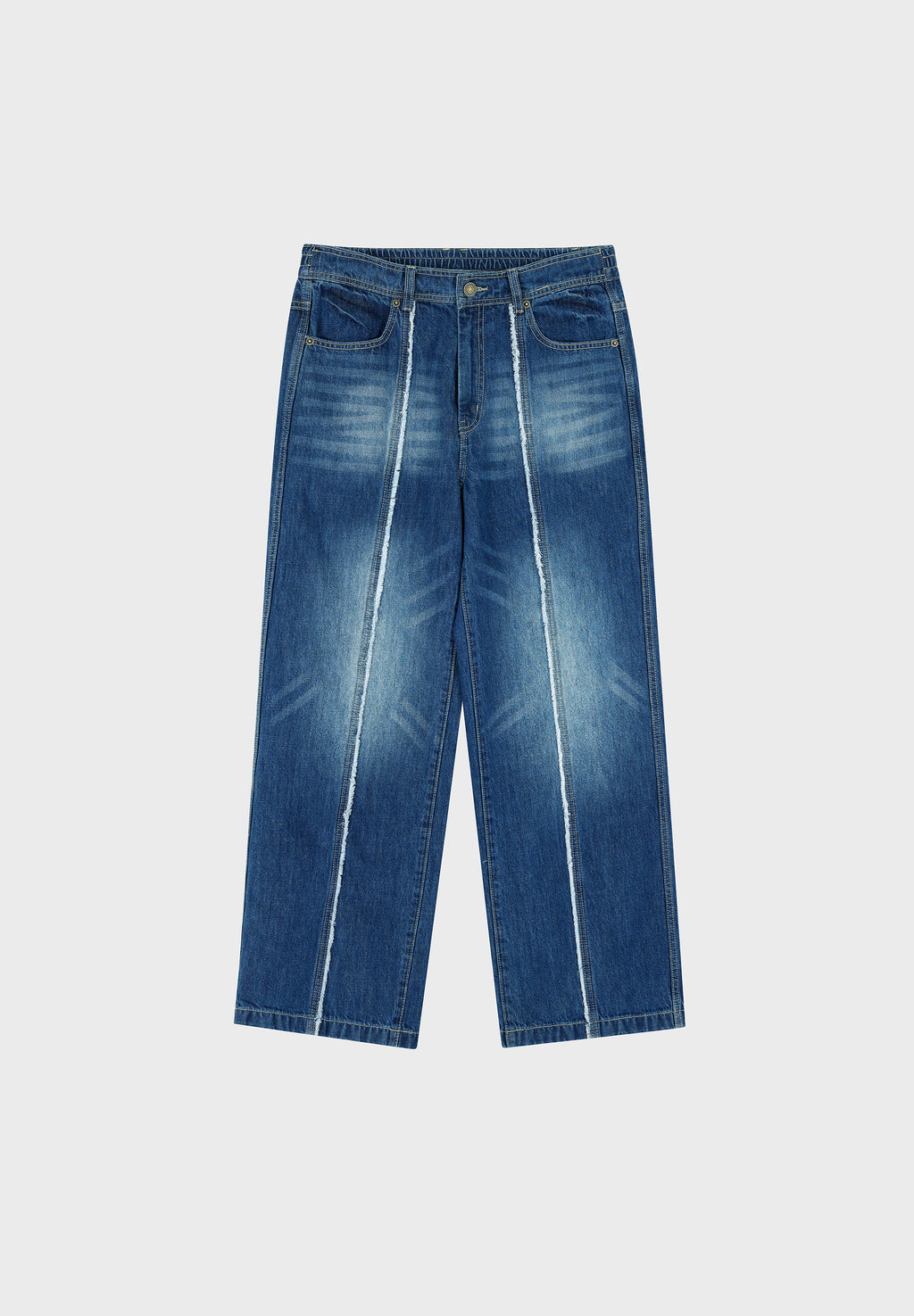SONGZIO HOMME CUT OUT STRAIGHT DENIM