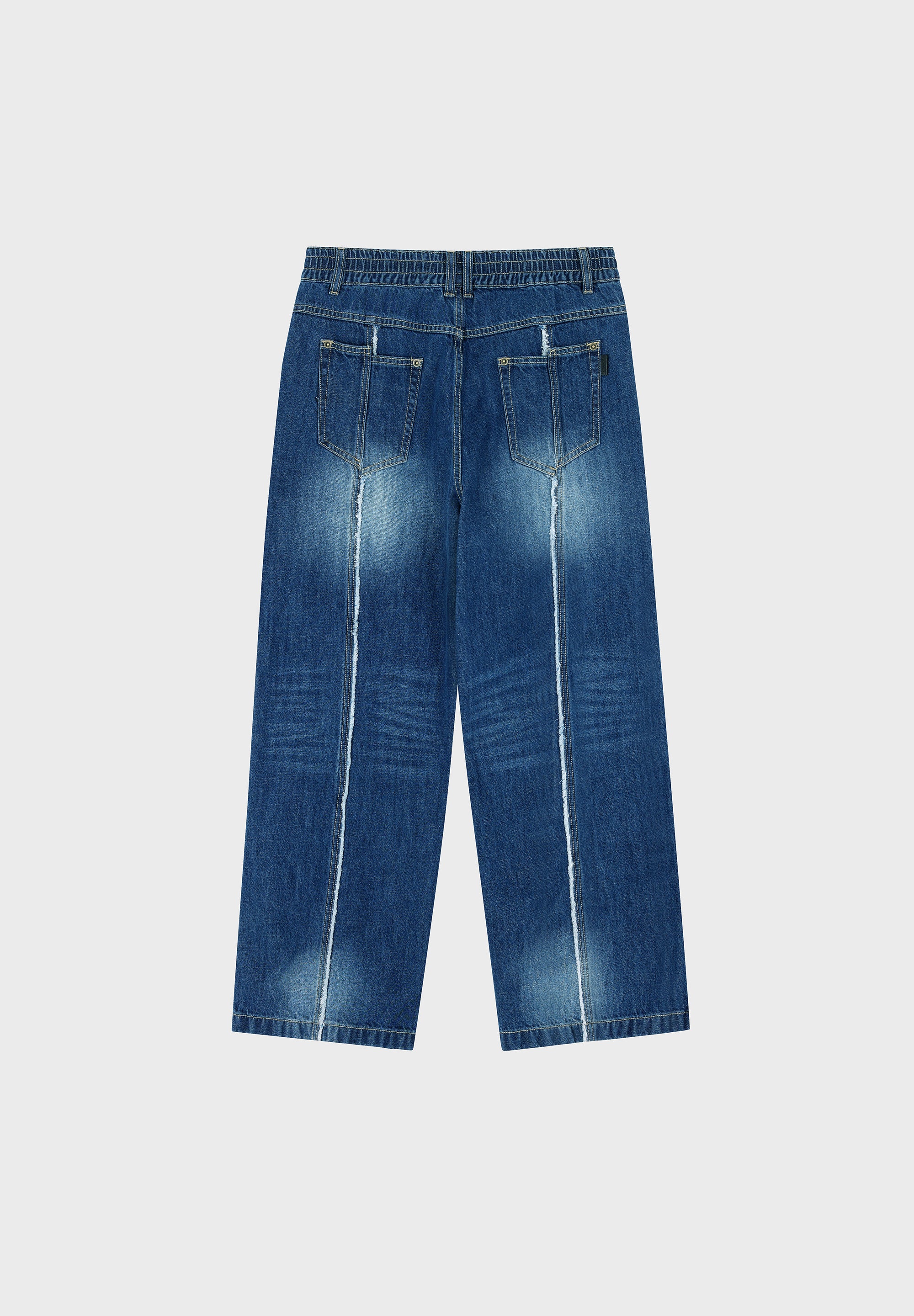 SONGZIO HOMME CUT OUT STRAIGHT DENIM