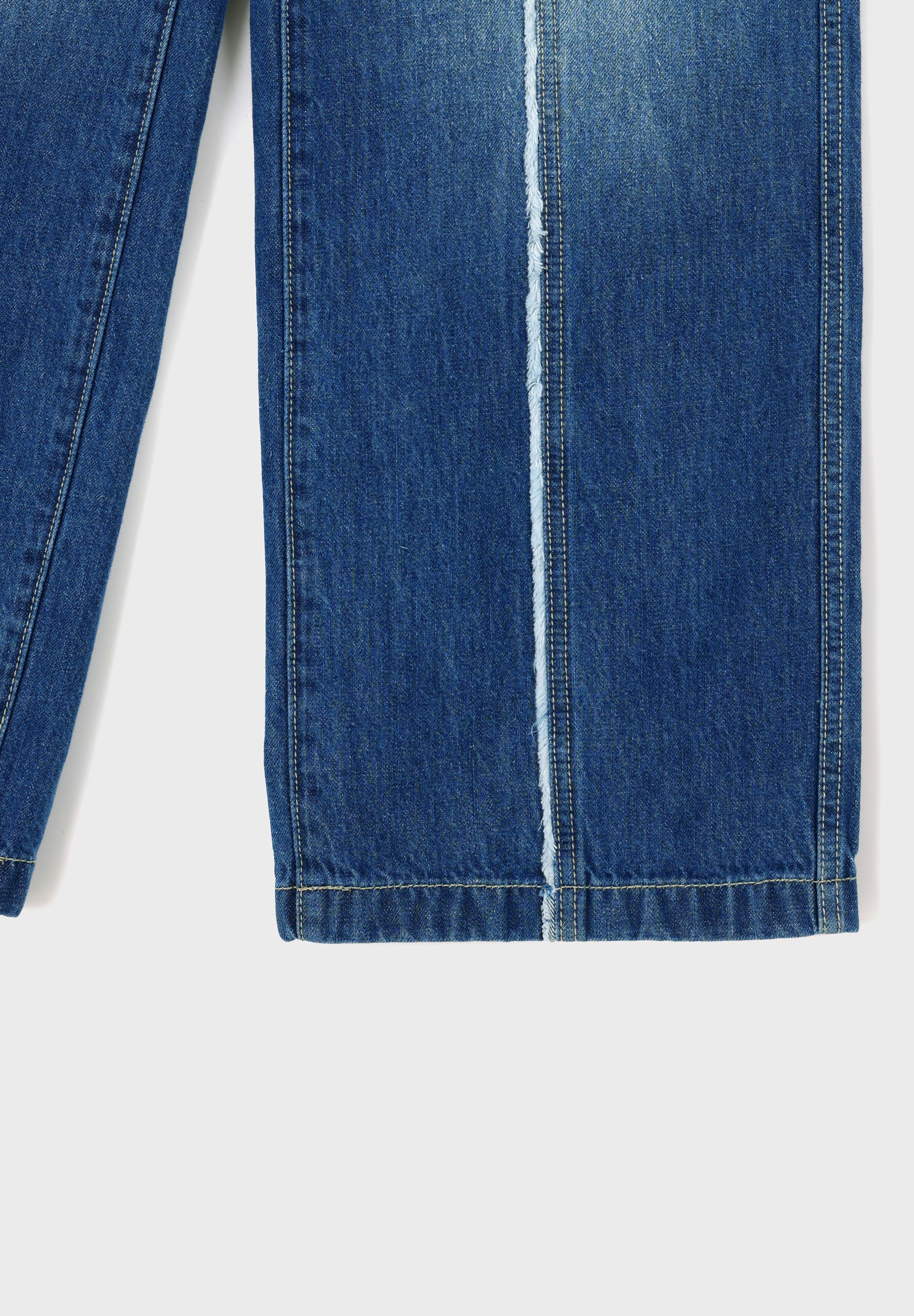 SONGZIO HOMME CUT OUT STRAIGHT DENIM