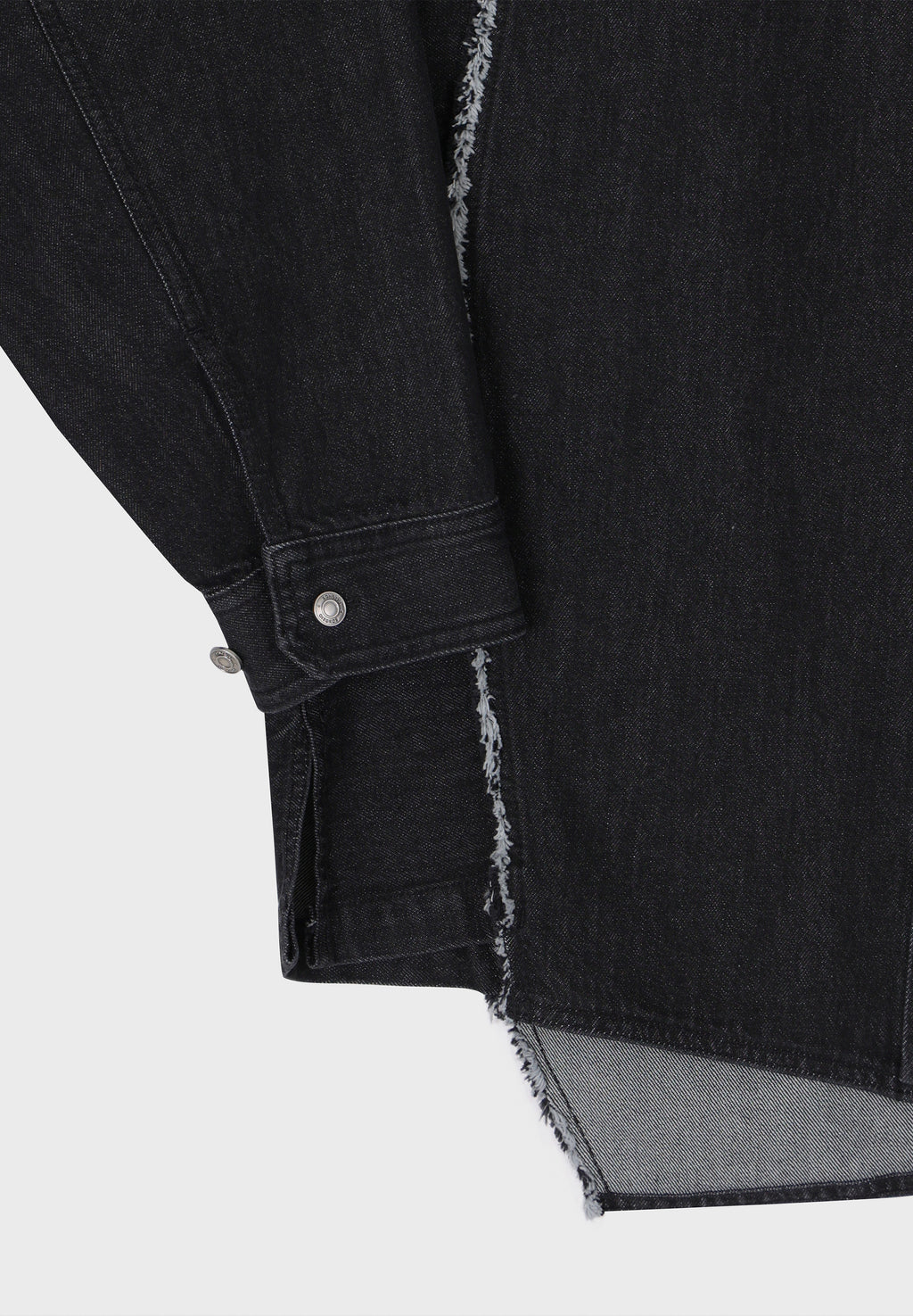 SONGZIO COLLECTION POLYPTYCH EMBROIDERED DENIM SHIRT