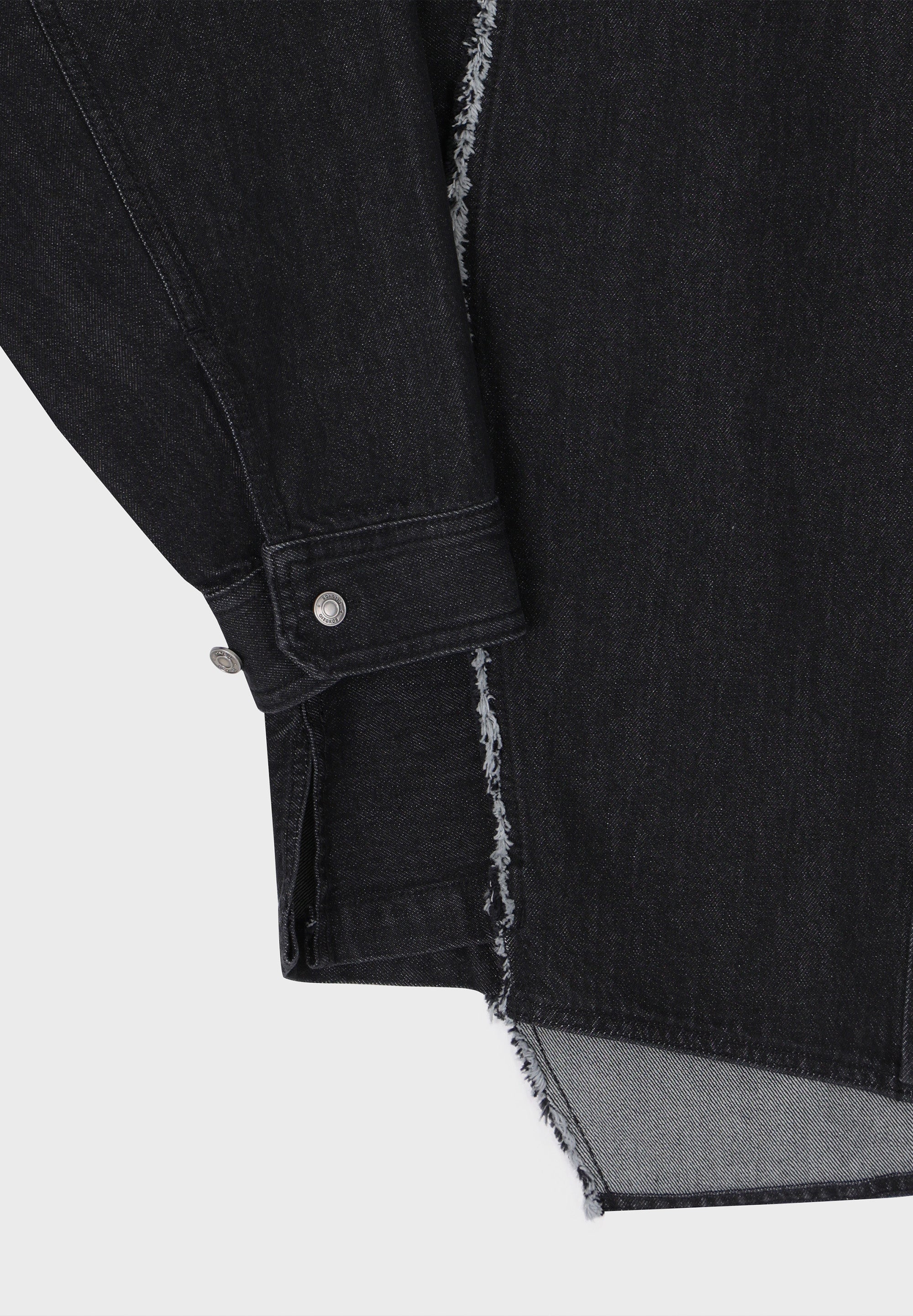 SONGZIO COLLECTION POLYPTYCH EMBROIDERED DENIM SHIRT