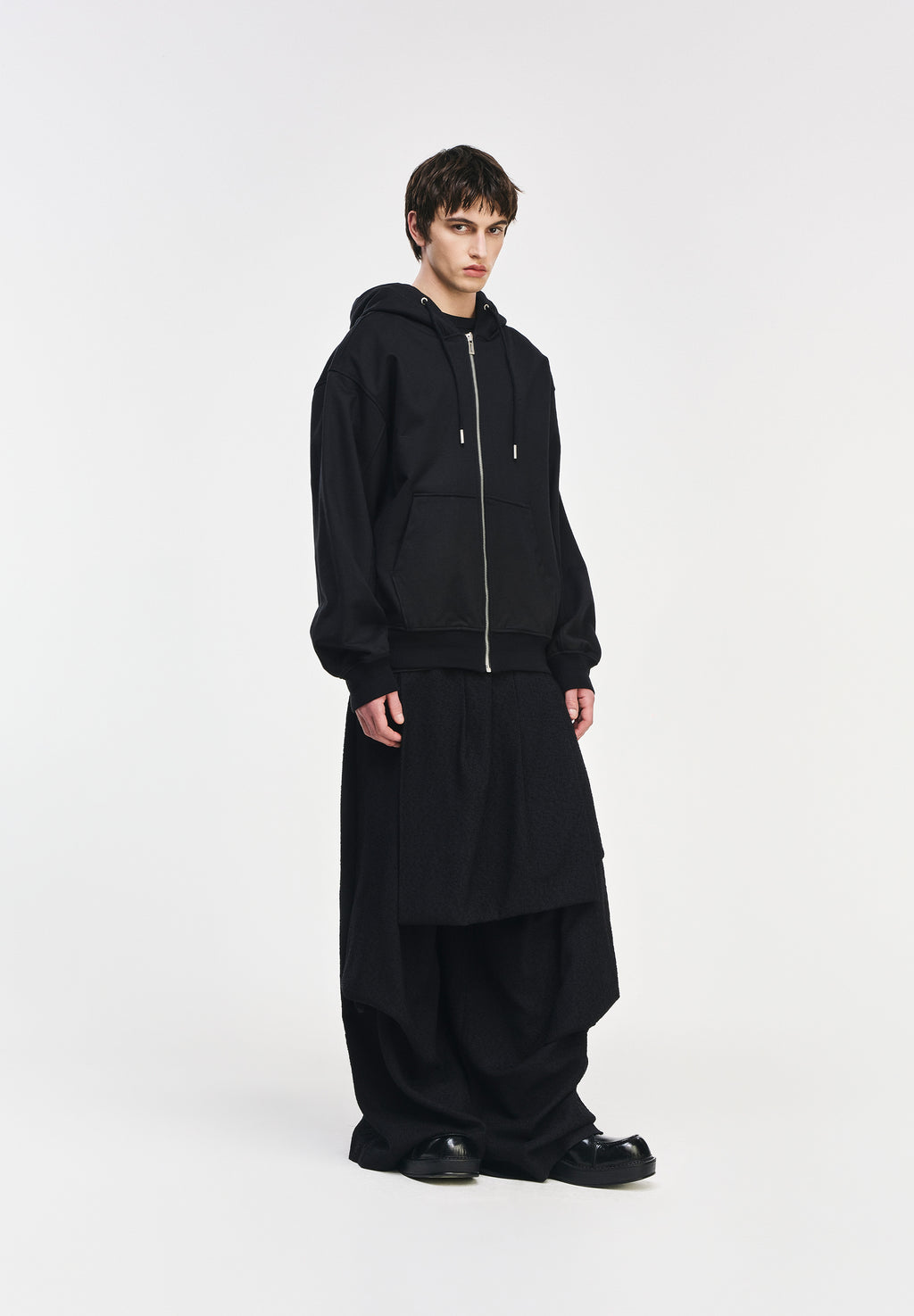 SONGZIO COLLECTION BLACK EYES HOOD ZIP UP