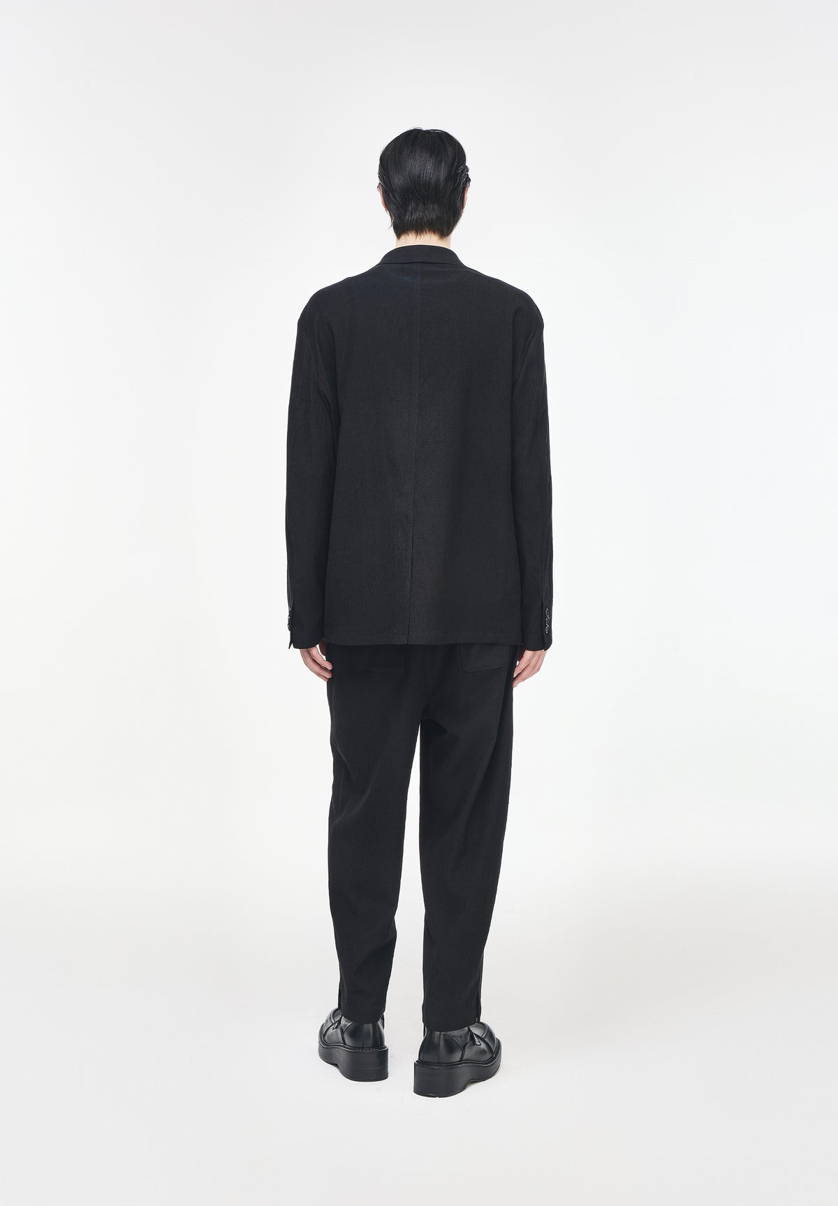PLEATS COCOON BLAZER