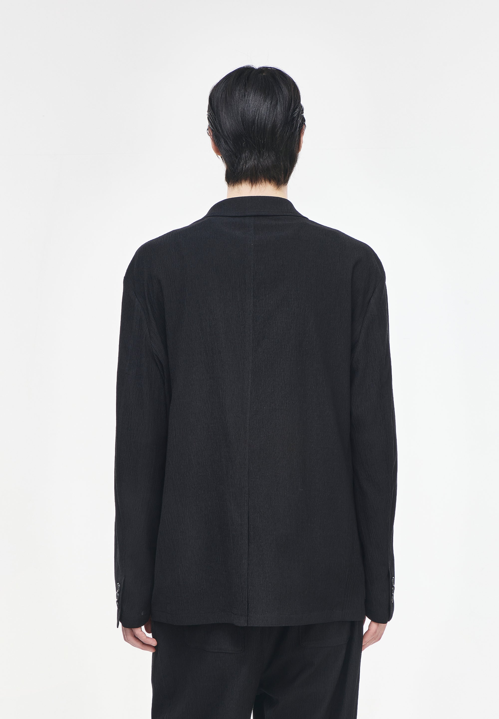 PLEATS COCOON BLAZER