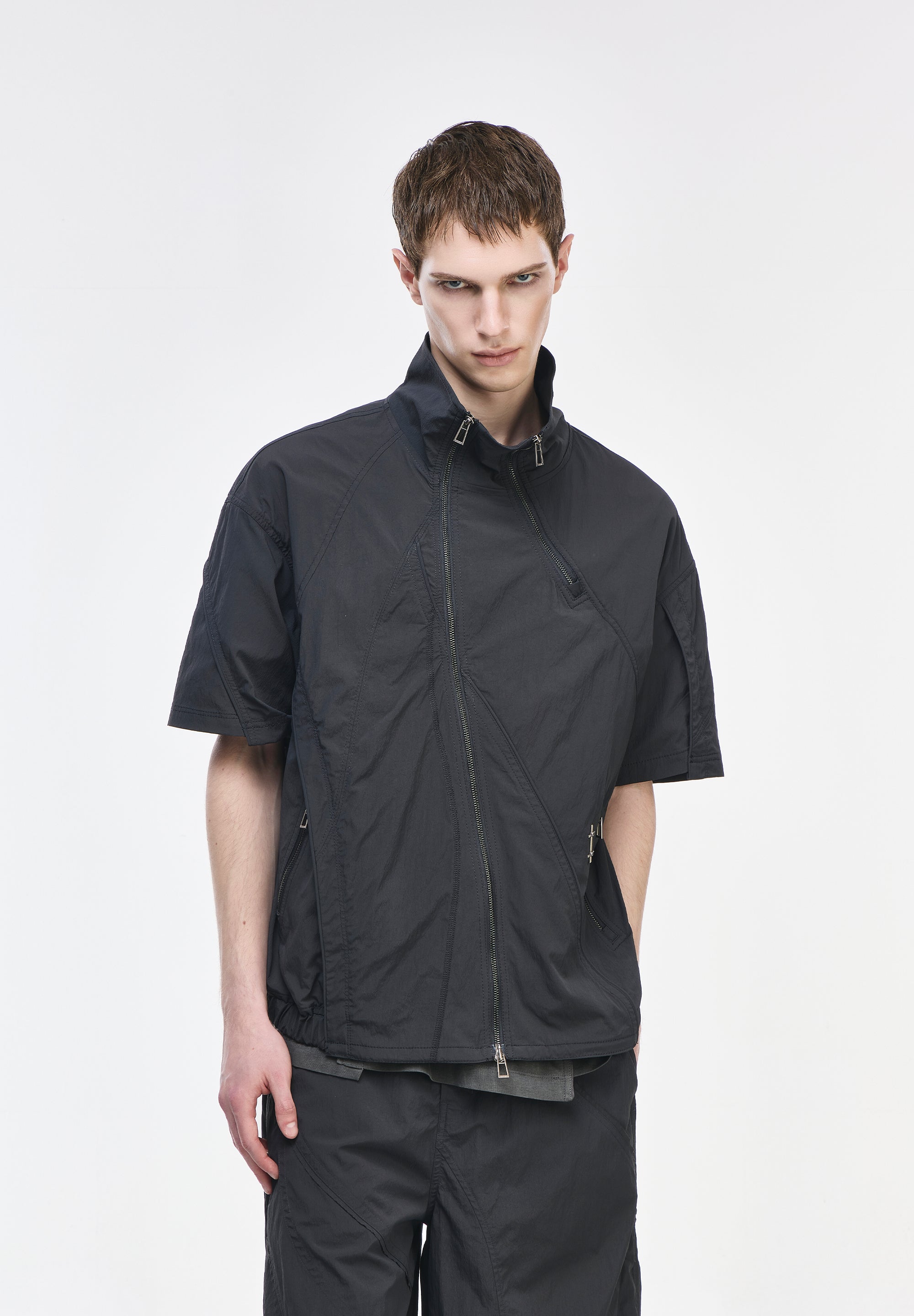 ASCENT HIGH-NECK HALF JUMPER