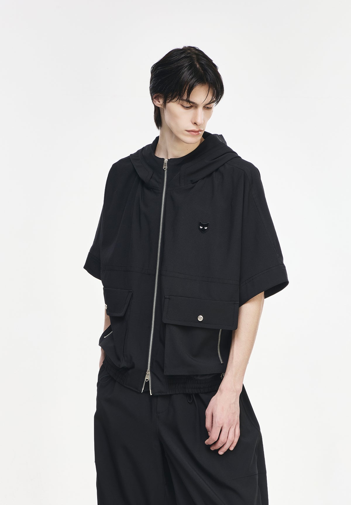 DOLMAN HOOD HALF JUMPER