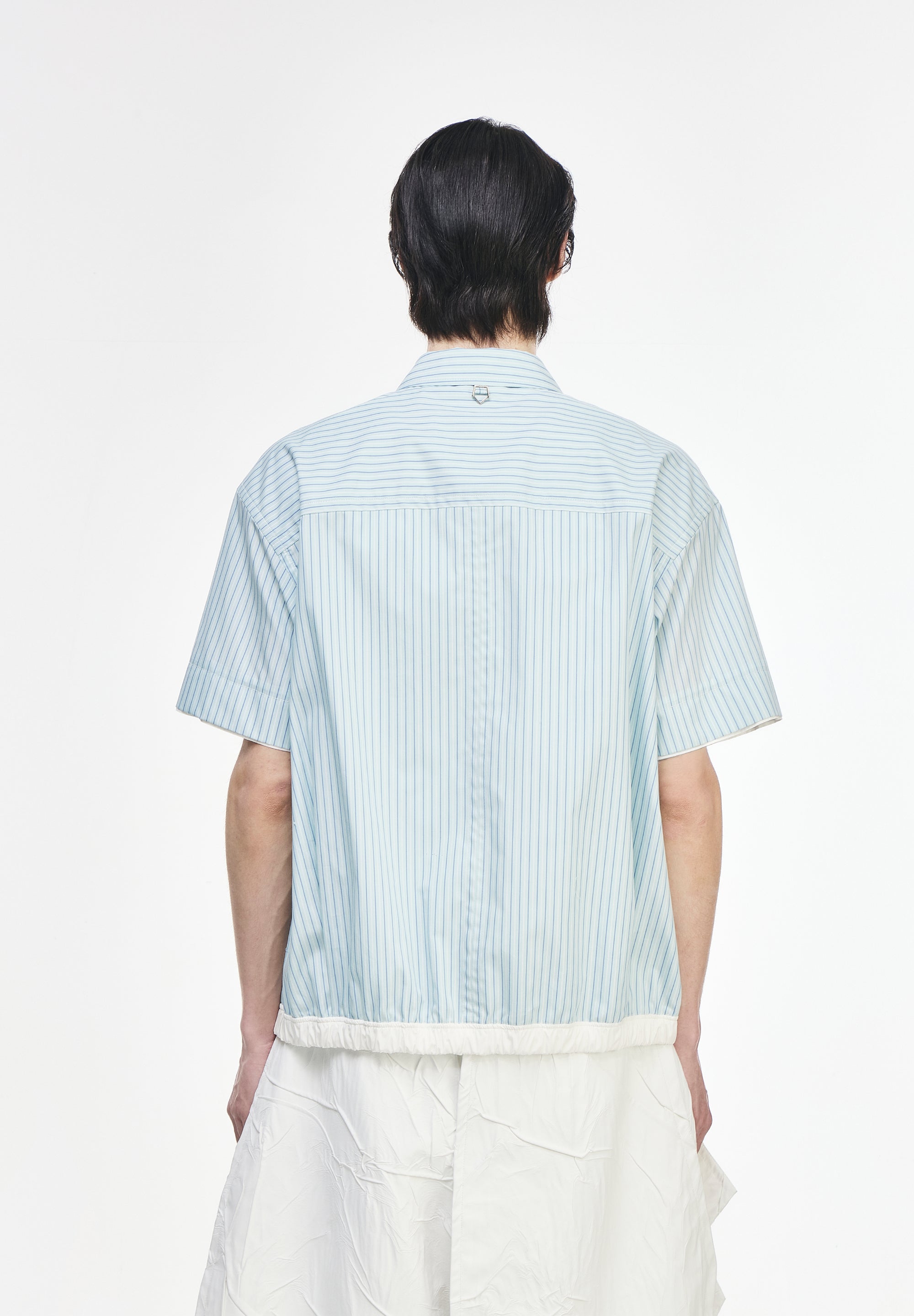MULTI STRIPE HALF JACKET