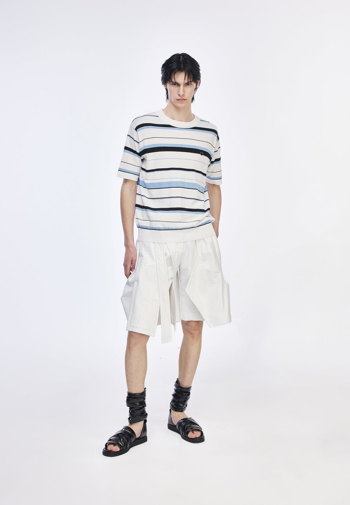 PANTHER MULTI-SPRIPE HALF KNIT