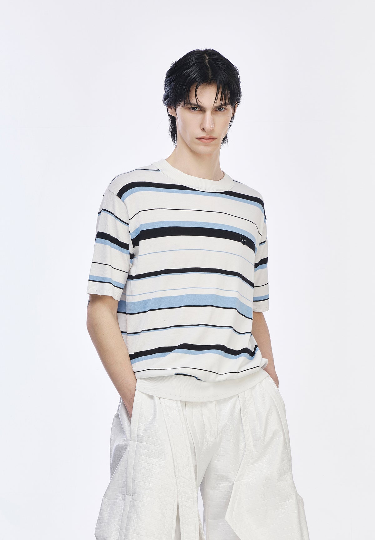 PANTHER MULTI-SPRIPE HALF KNIT