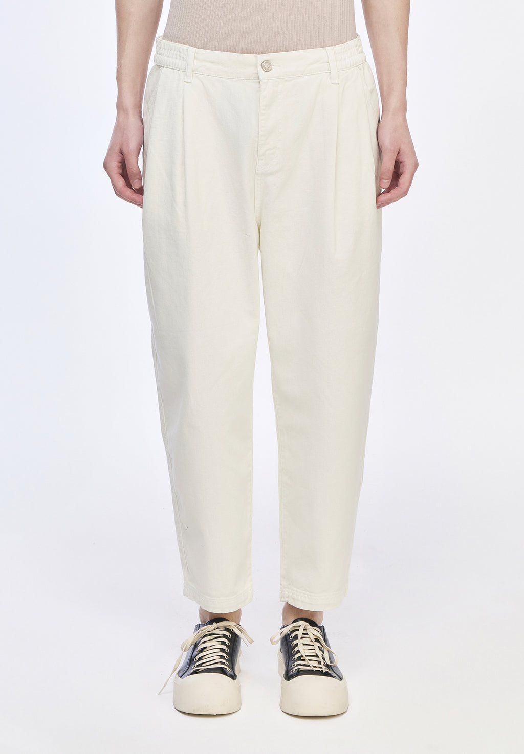 CURVED VOLUME CARROT DENIM