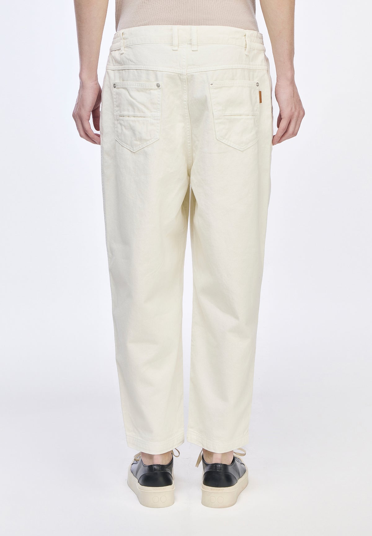CURVED VOLUME CARROT DENIM