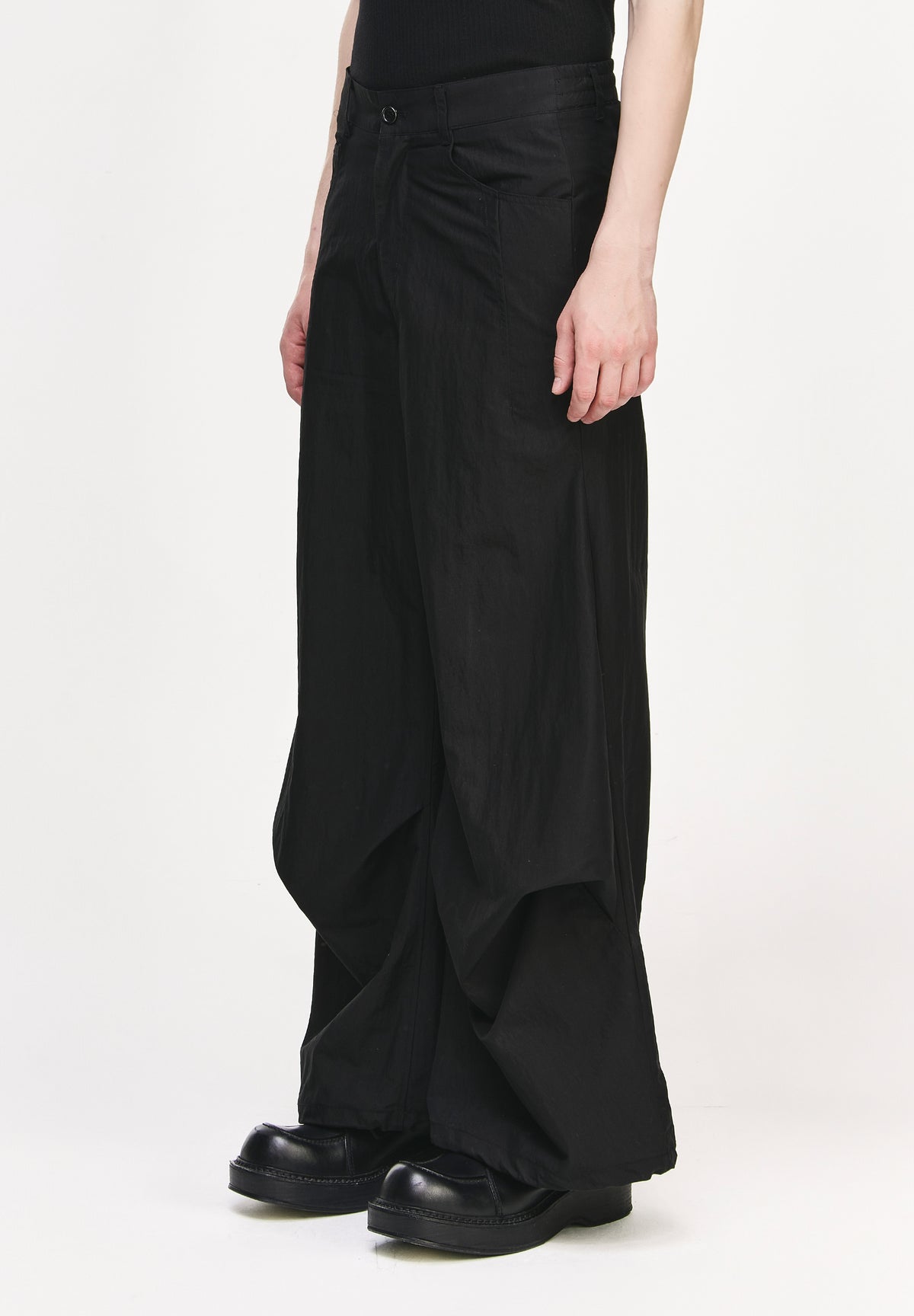 BIAS DRAPE FLARE PANTS