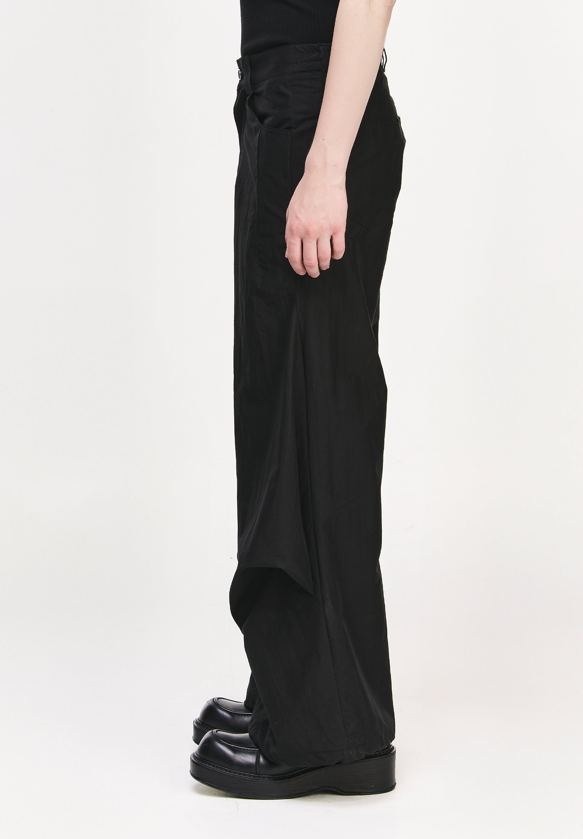 BIAS DRAPE FLARE PANTS