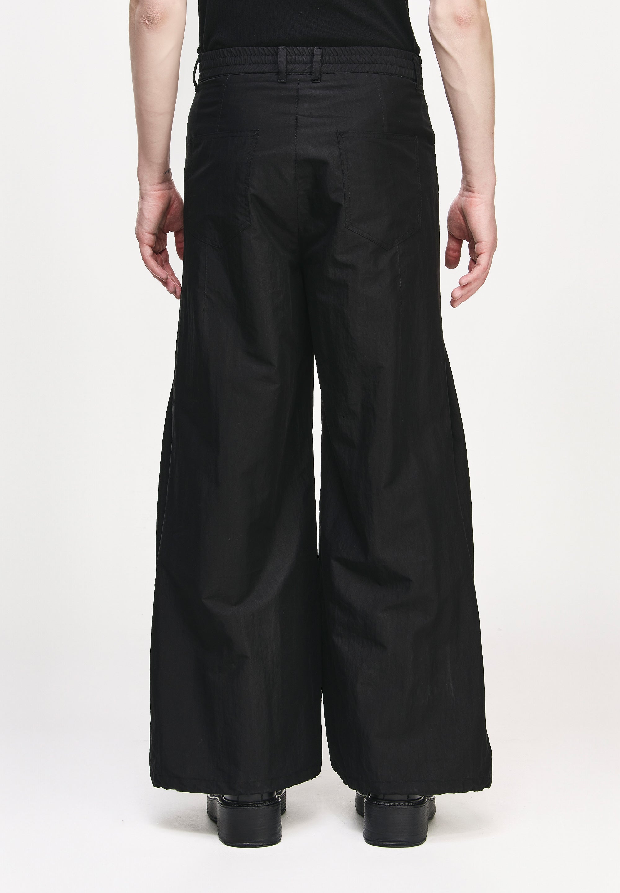 BIAS DRAPE FLARE PANTS