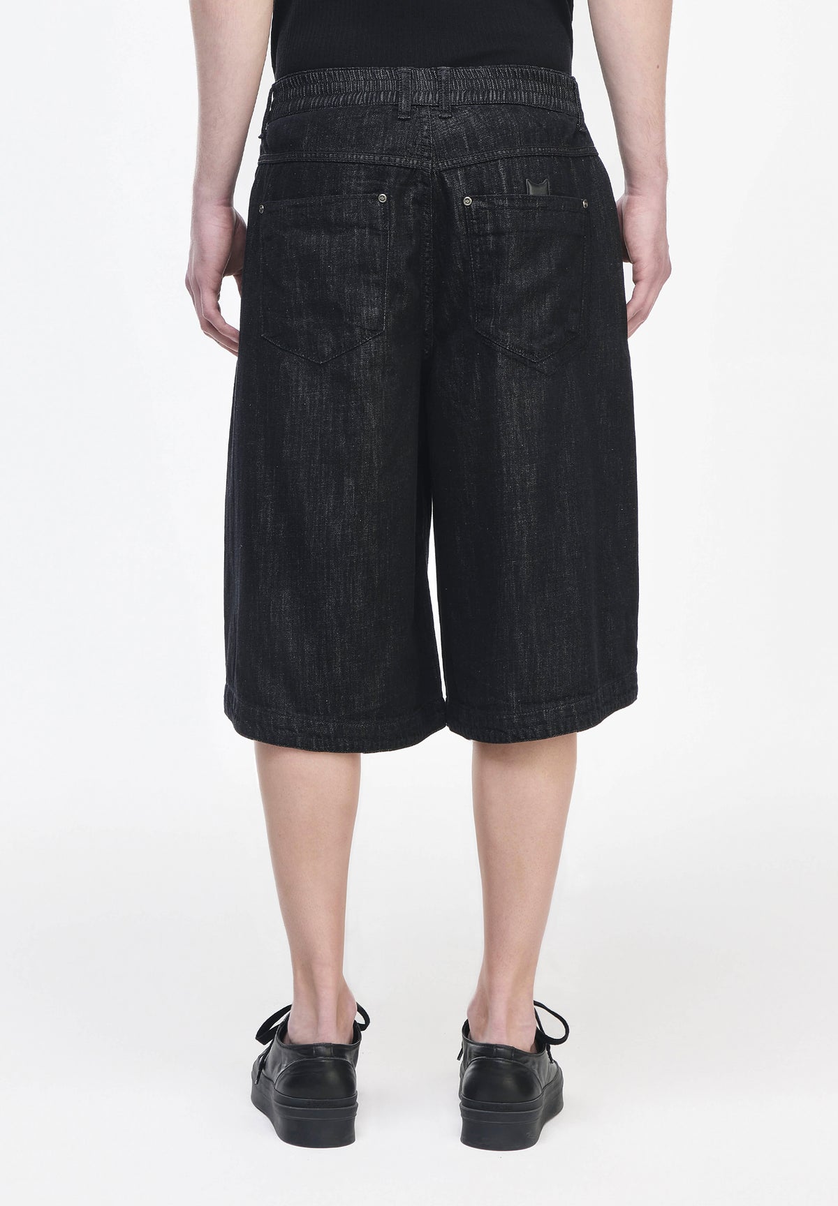 PANTHER BERMUDA DENIM SHORTS