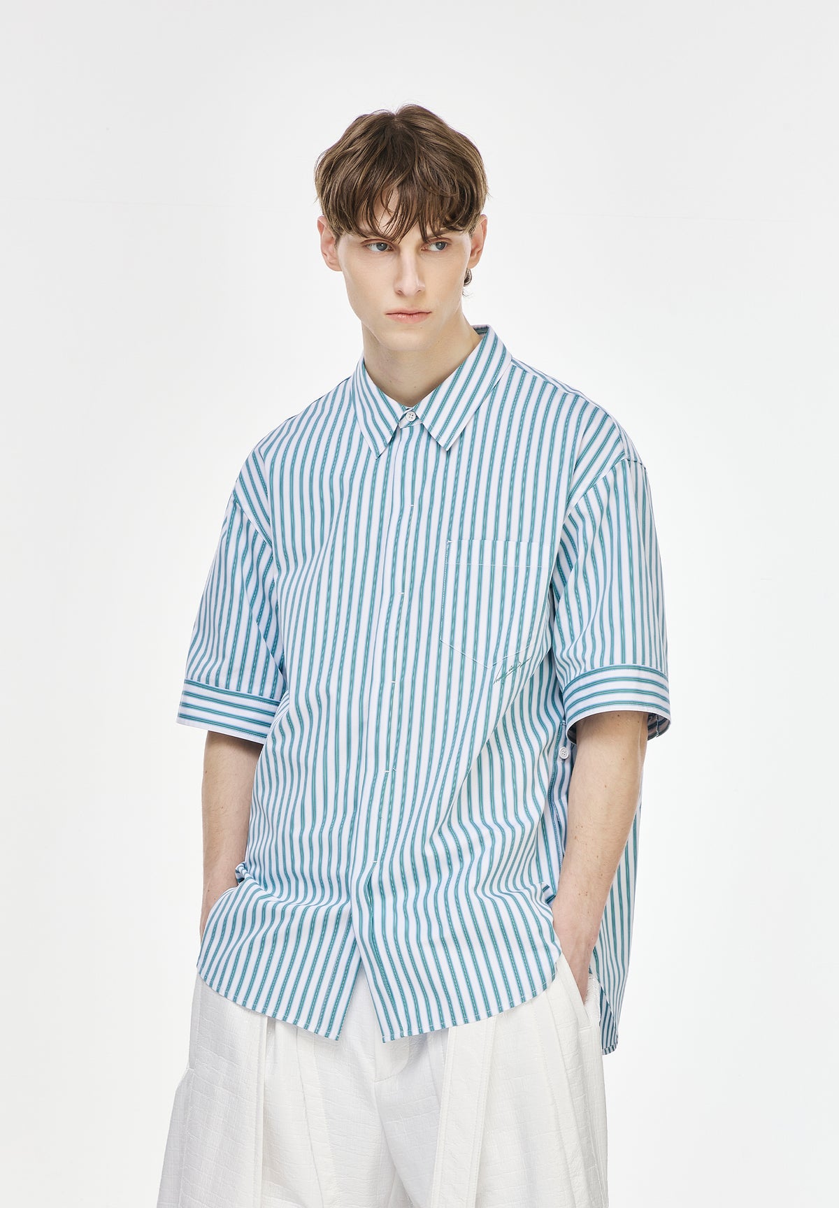 MICKEY & OSWALD STRIPE SHIRT