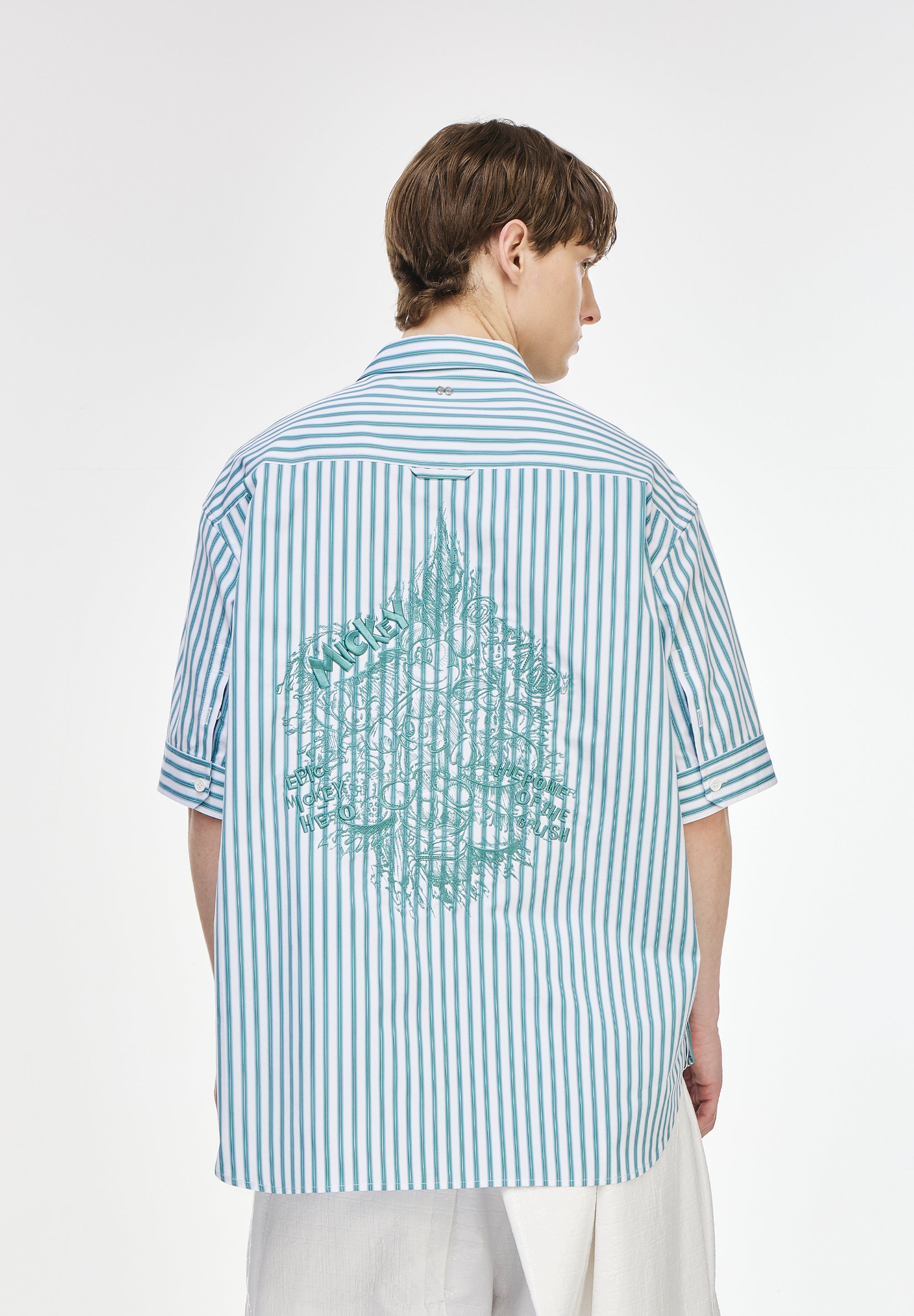 MICKEY & OSWALD STRIPE SHIRT