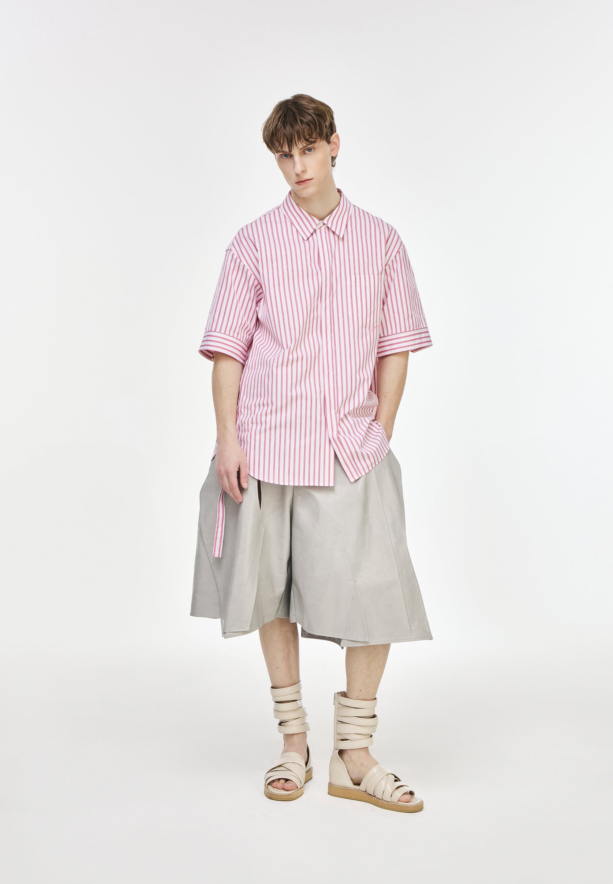 MICKEY & OSWALD STRIPE SHIRT