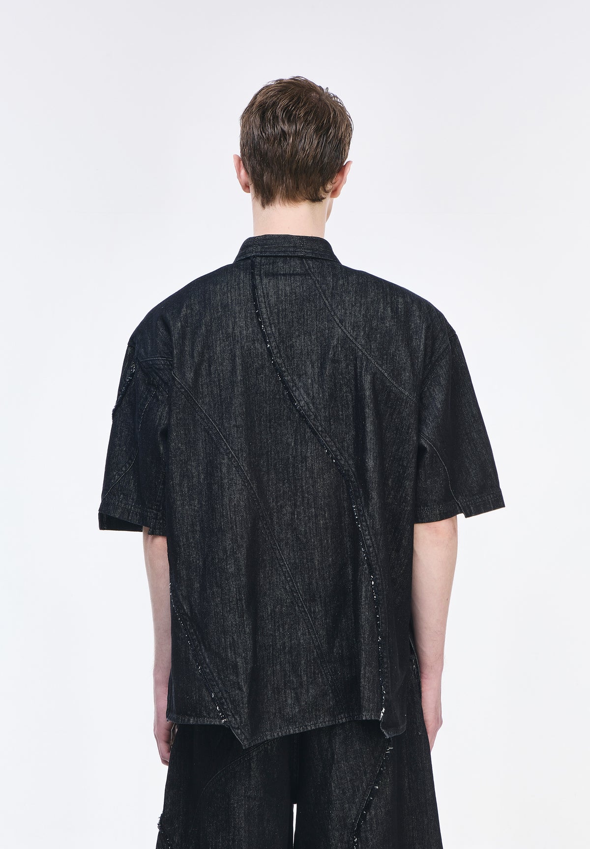DESCENT DENIM HALF SHIRT