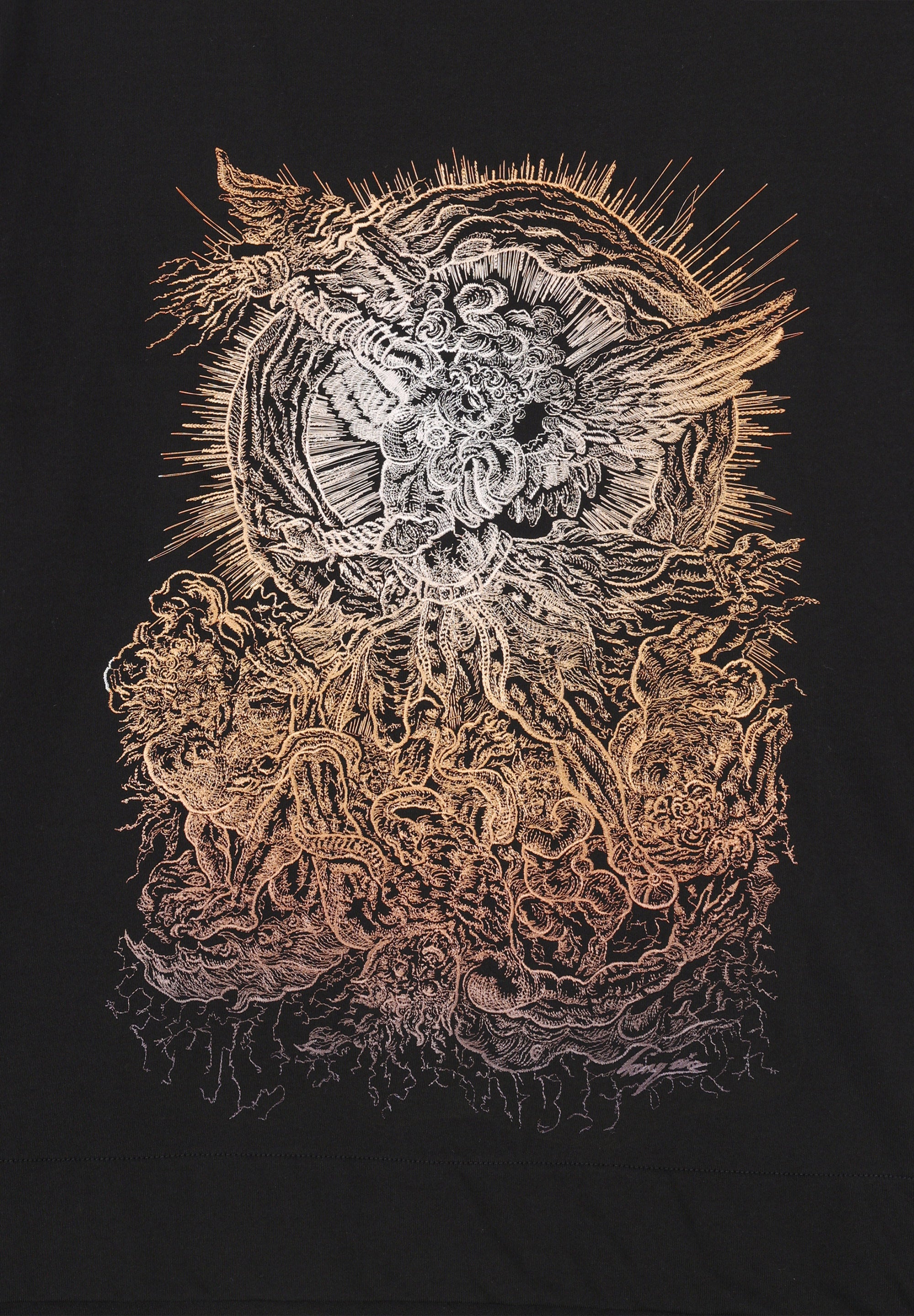 SONGZIO COLLECTION ARCHANGEL GHOST FOLD T SHIRT