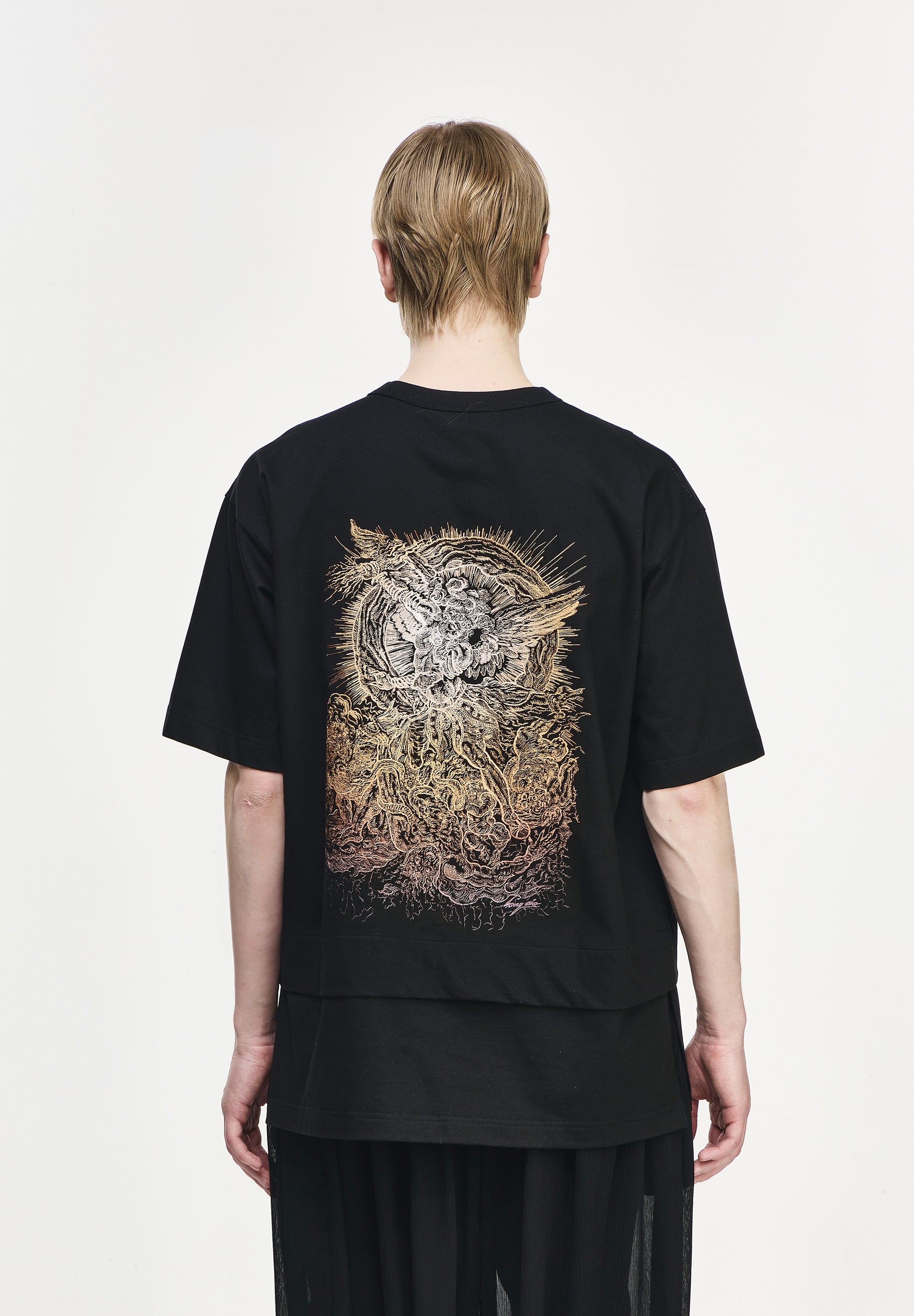 SONGZIO COLLECTION ARCHANGEL GHOST FOLD T SHIRT