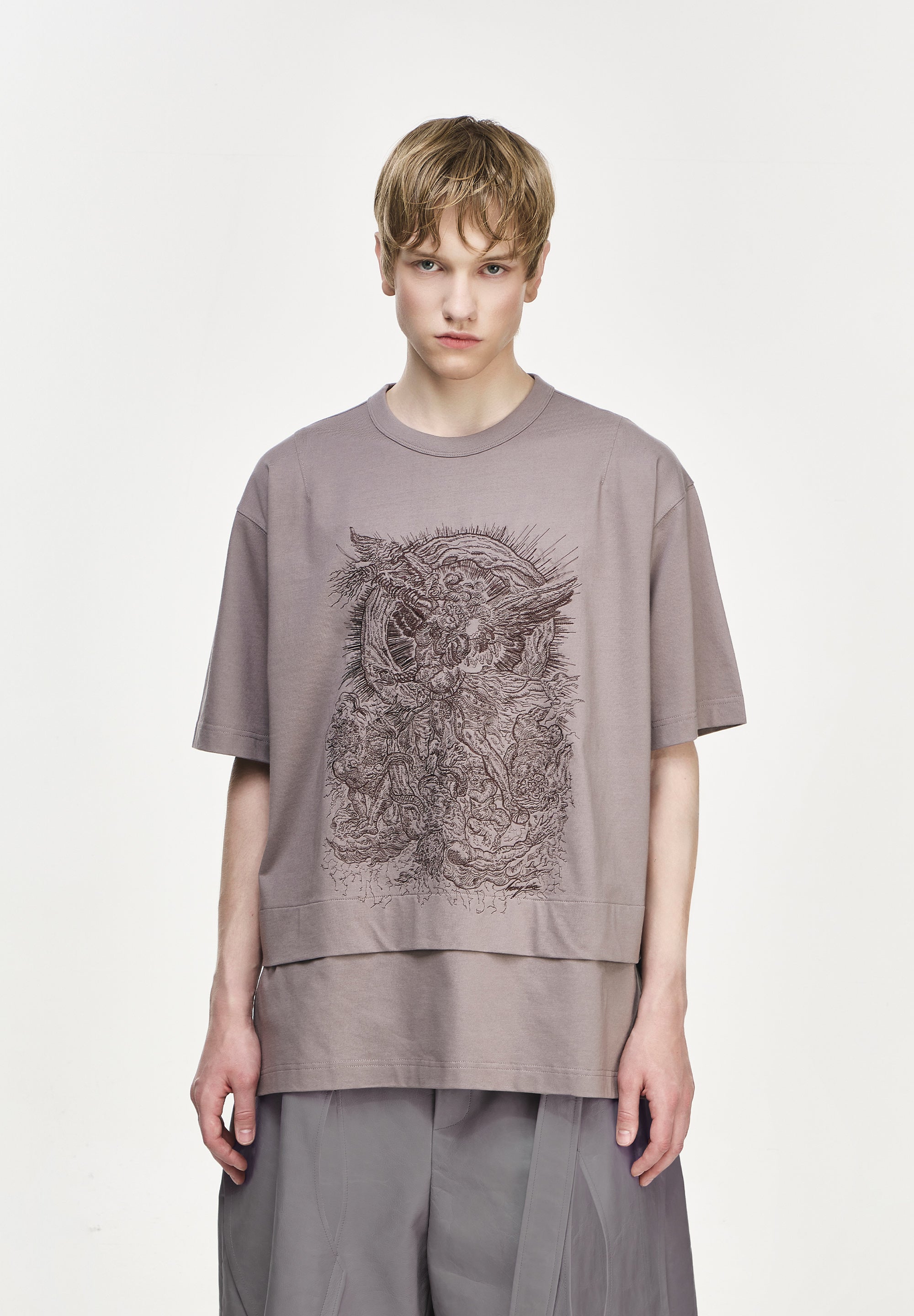 SONGZIO COLLECTION ARCHANGEL GHOST FOLD T SHIRT