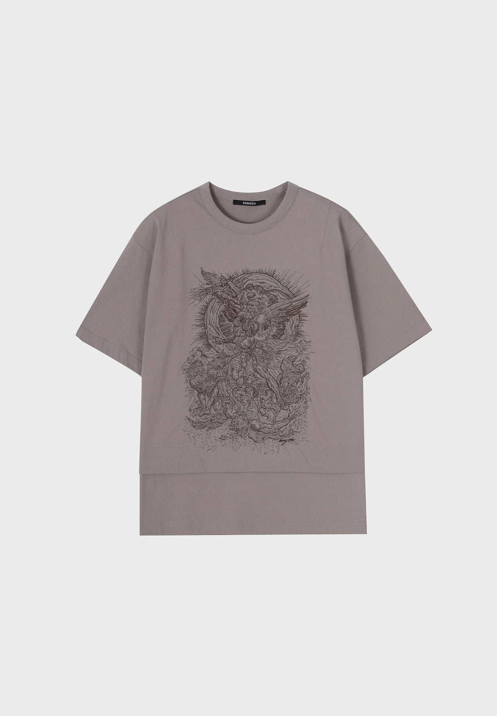 SONGZIO COLLECTION ARCHANGEL GHOST FOLD T SHIRT