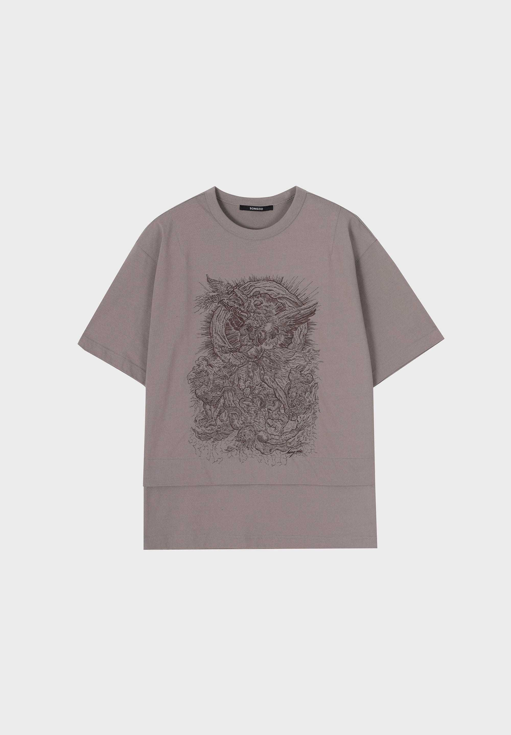 SONGZIO COLLECTION ARCHANGEL GHOST FOLD T SHIRT