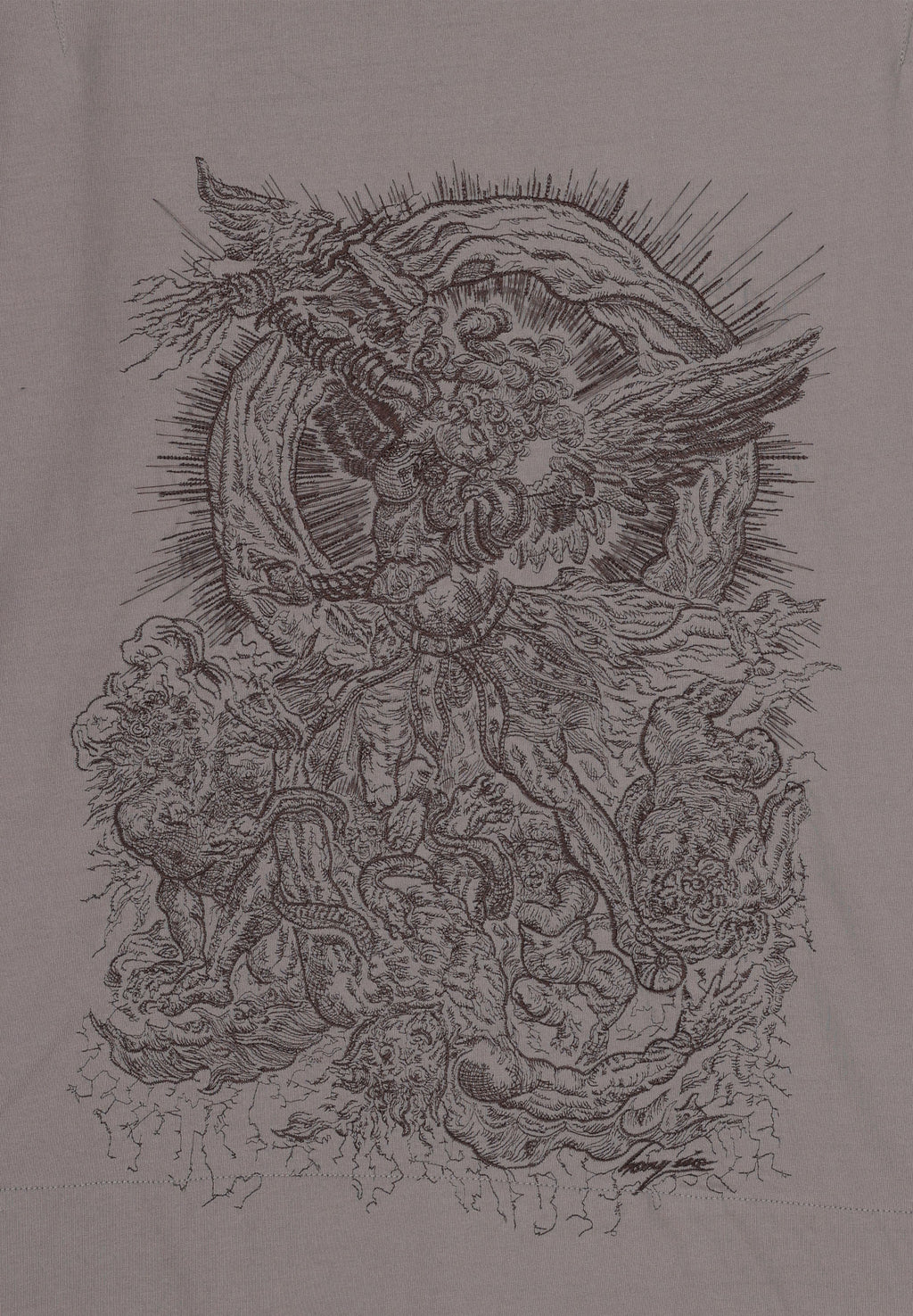 SONGZIO COLLECTION ARCHANGEL GHOST FOLD T SHIRT