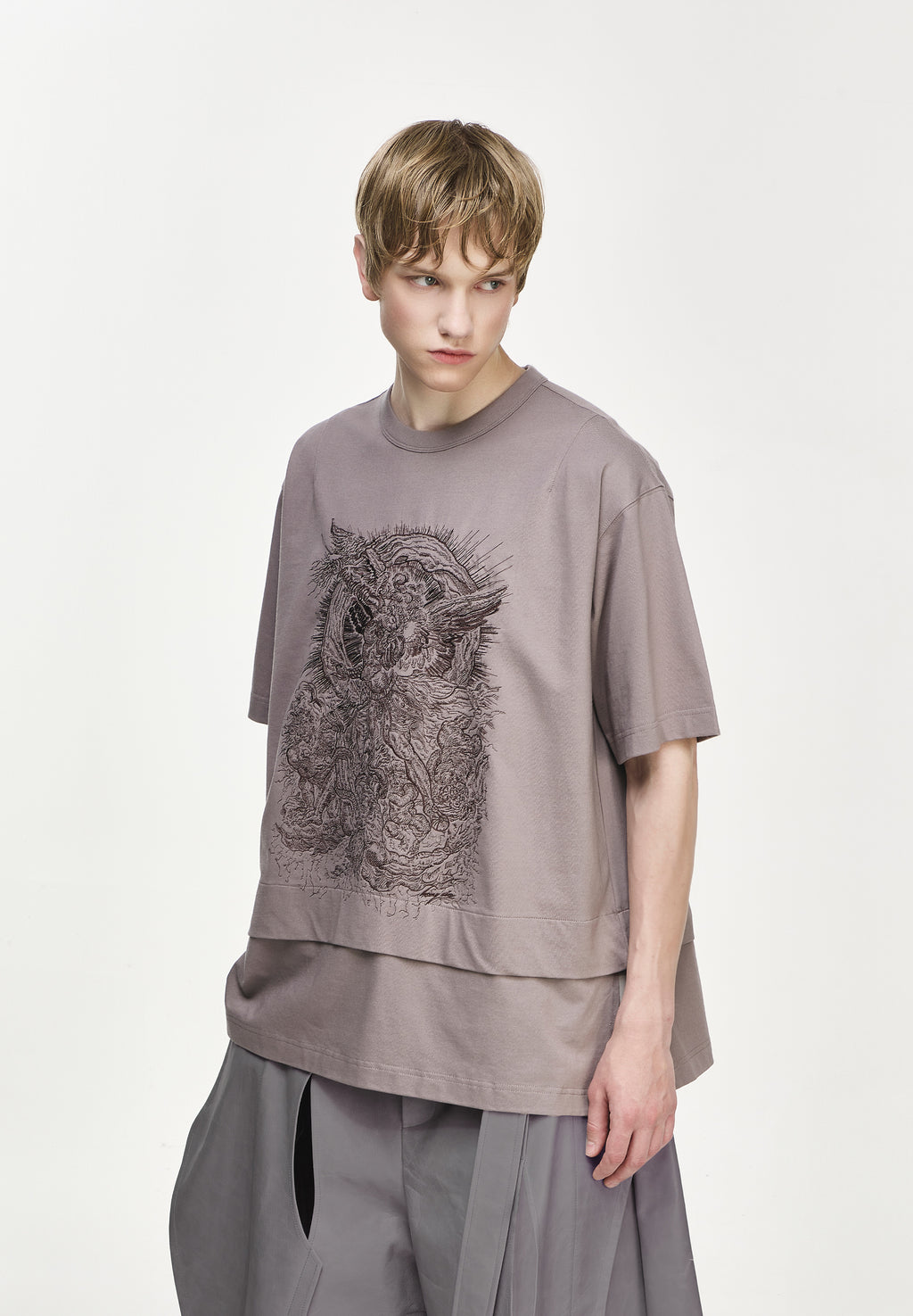SONGZIO COLLECTION ARCHANGEL GHOST FOLD T SHIRT