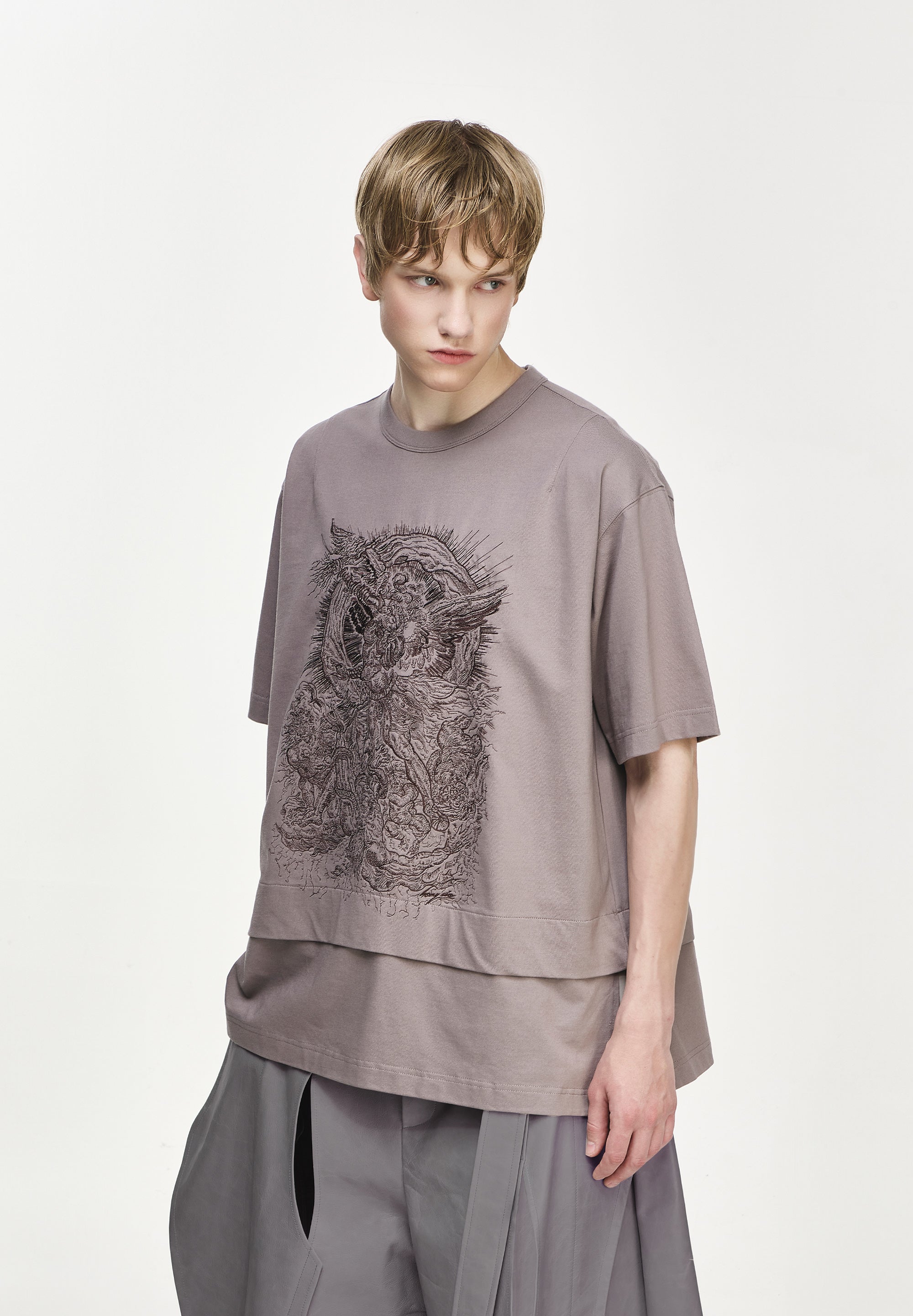 SONGZIO COLLECTION ARCHANGEL GHOST FOLD T SHIRT