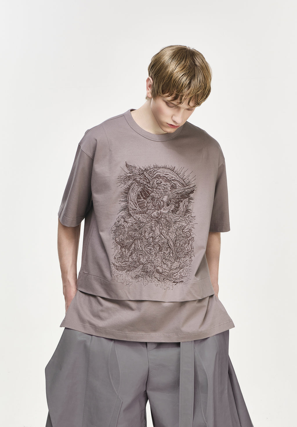 SONGZIO COLLECTION ARCHANGEL GHOST FOLD T SHIRT