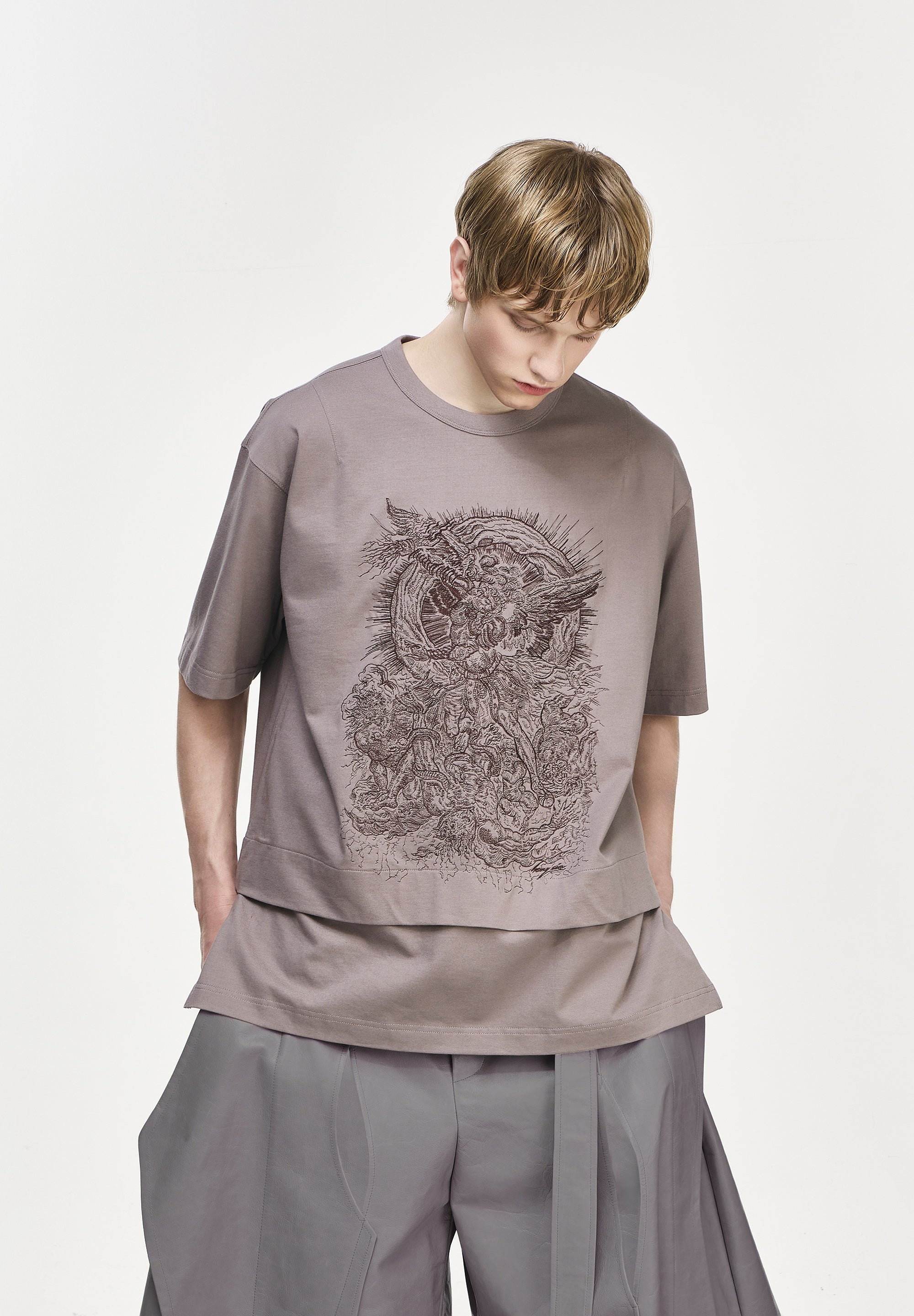 SONGZIO COLLECTION ARCHANGEL GHOST FOLD T SHIRT