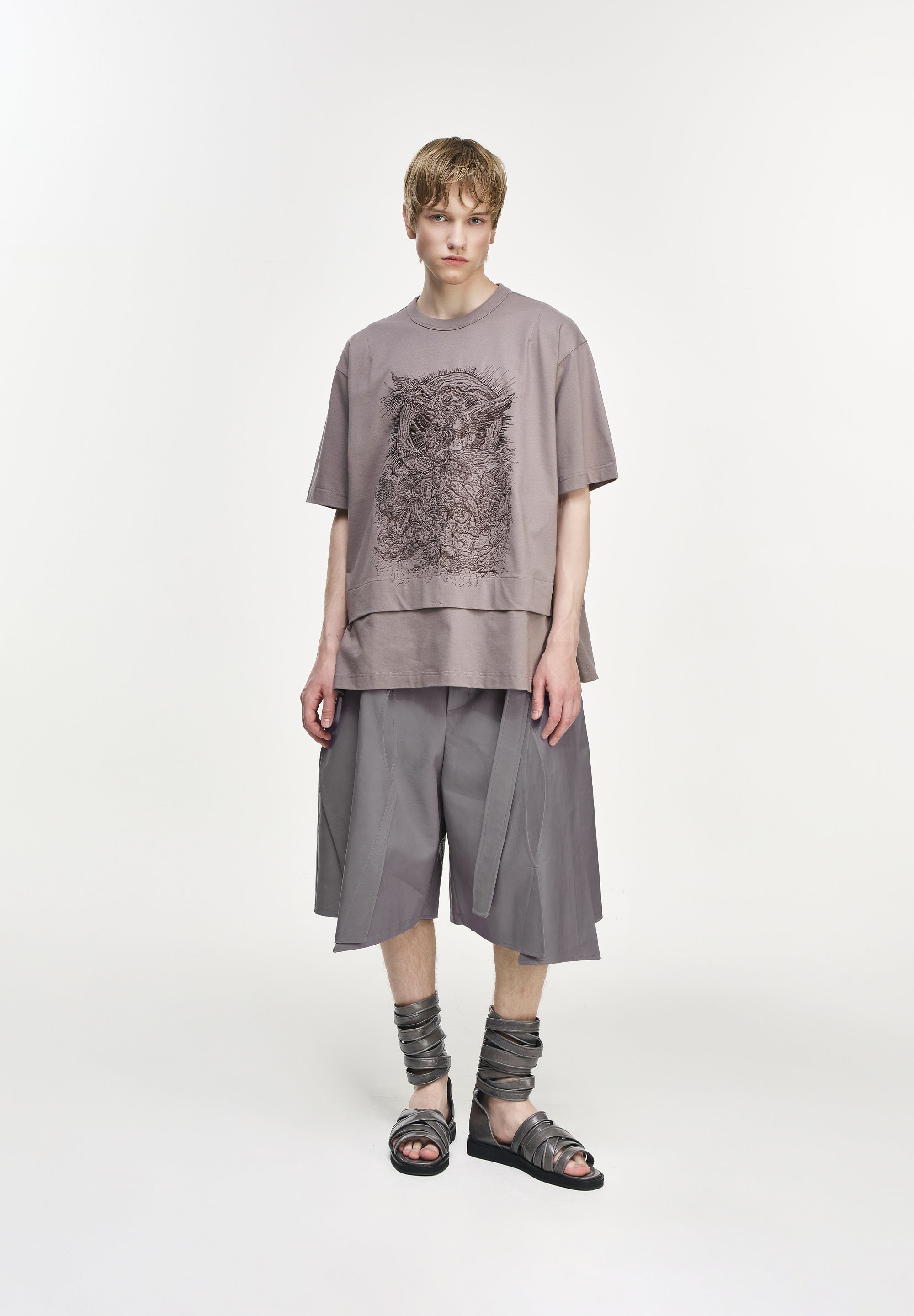 SONGZIO COLLECTION ARCHANGEL GHOST FOLD T SHIRT