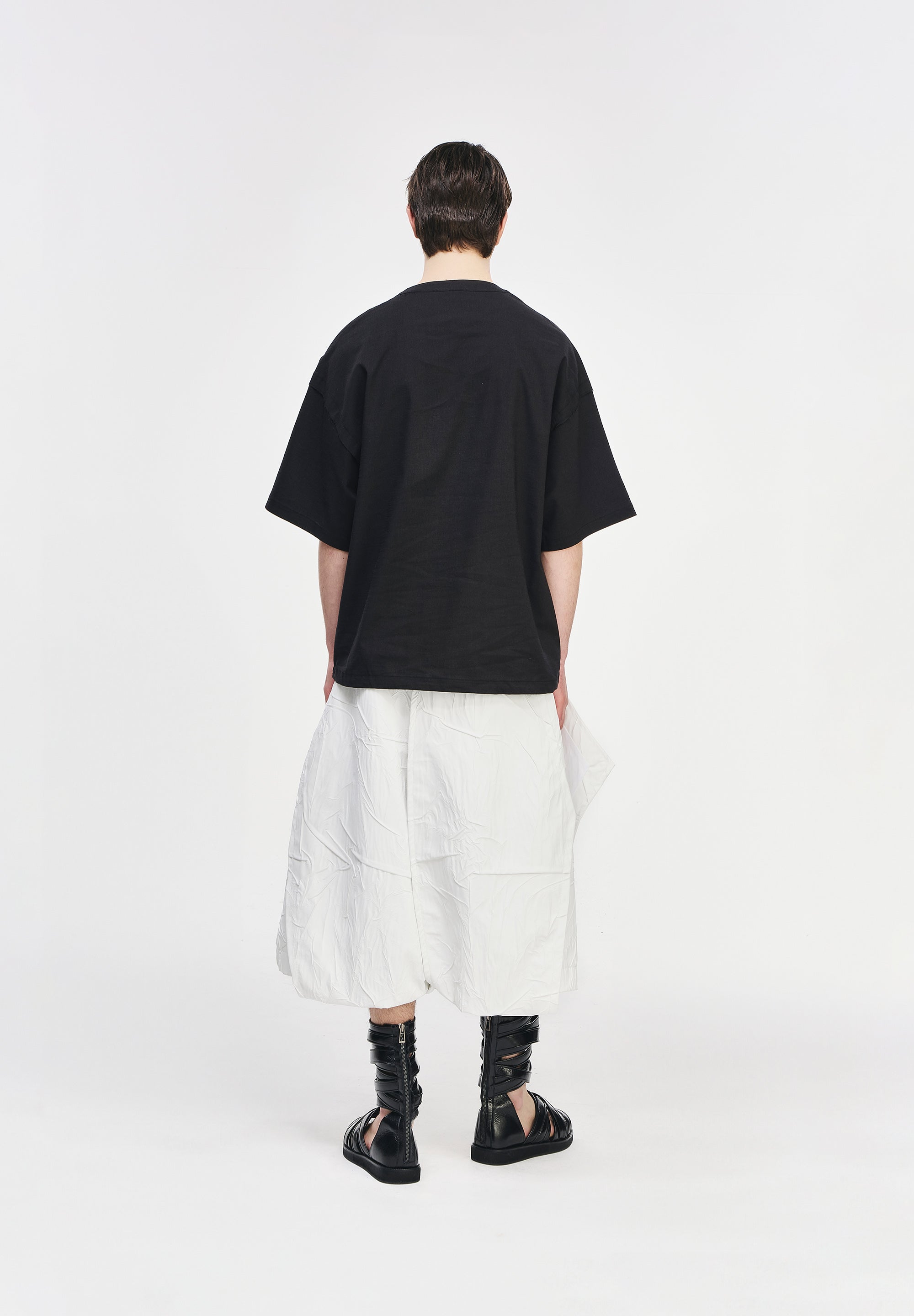 POLYPTYCH WOVEN T SHIRT