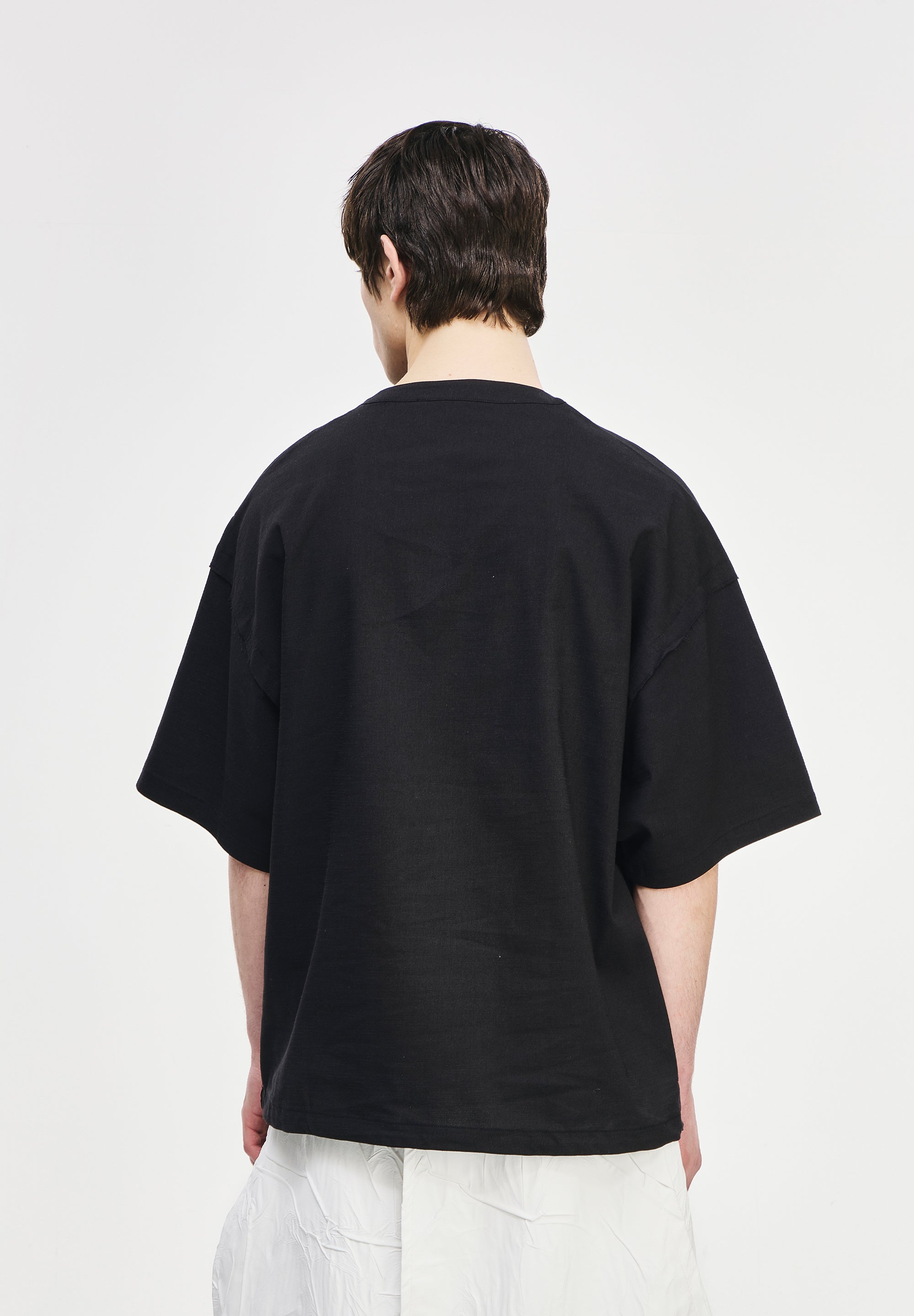 POLYPTYCH WOVEN T SHIRT