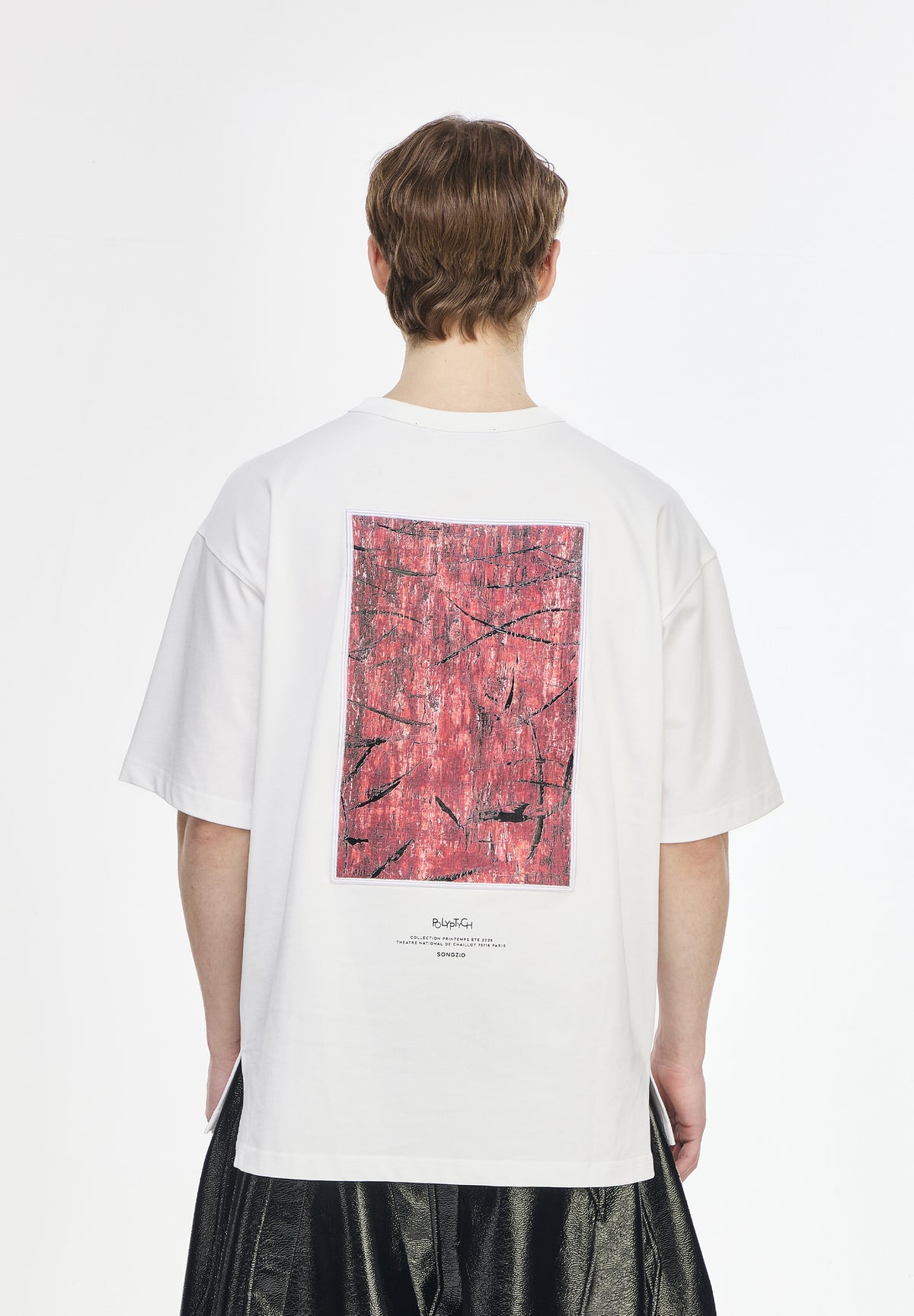 VERMILLION PAINTED T SHIRT