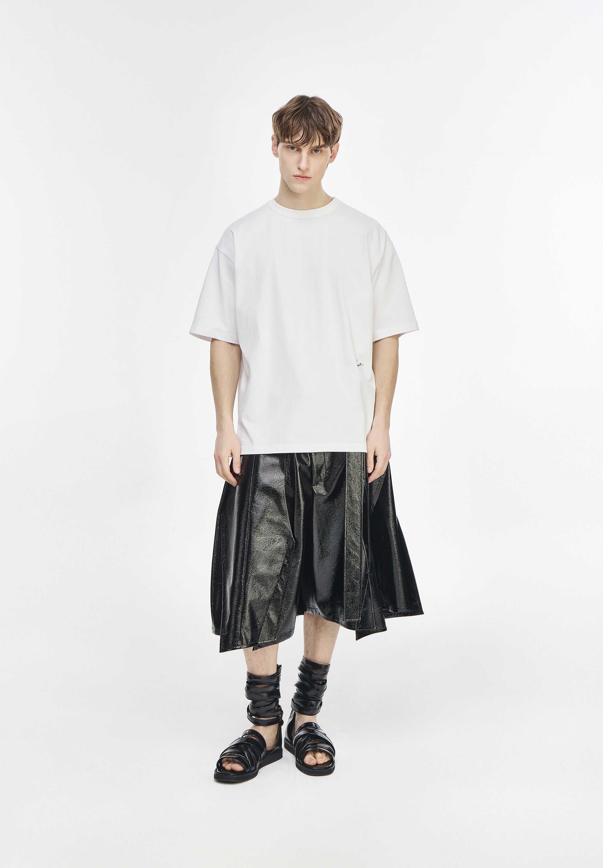 VERMILLION PAINTED T SHIRT