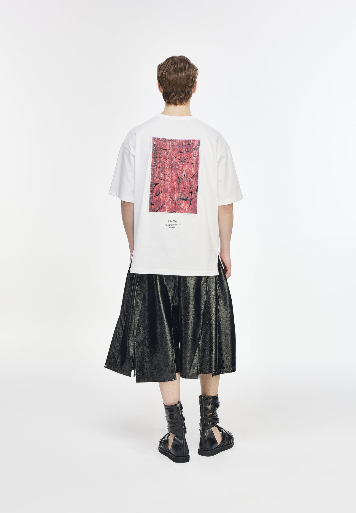 VERMILLION PAINTED T SHIRT